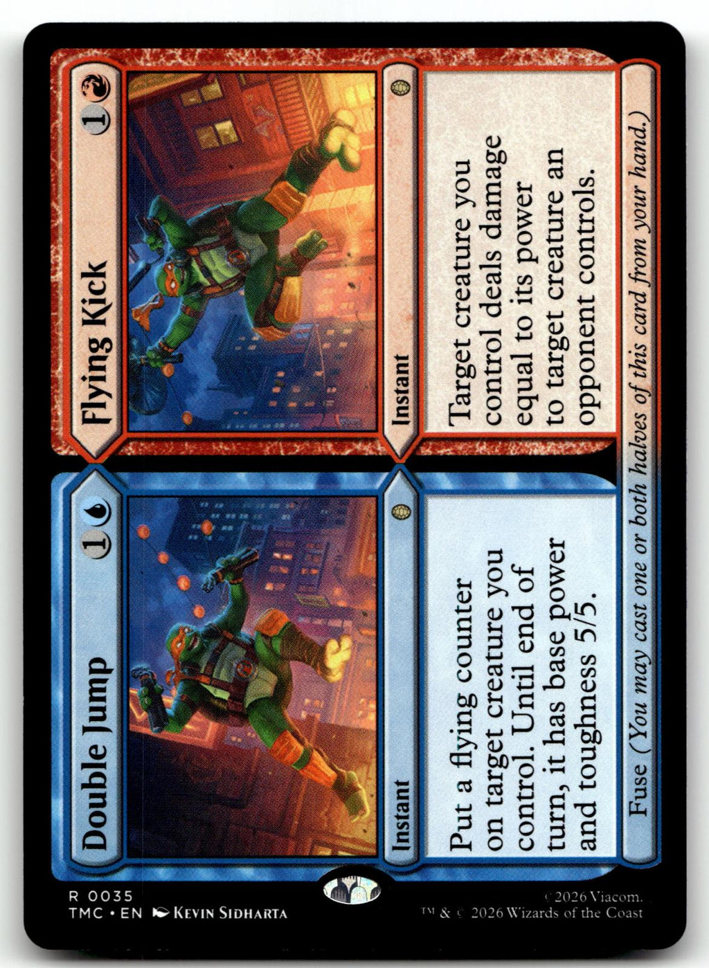 Double Jump // Flying Kick 35 Commander: Teenage Mutant Ninja Turtles 