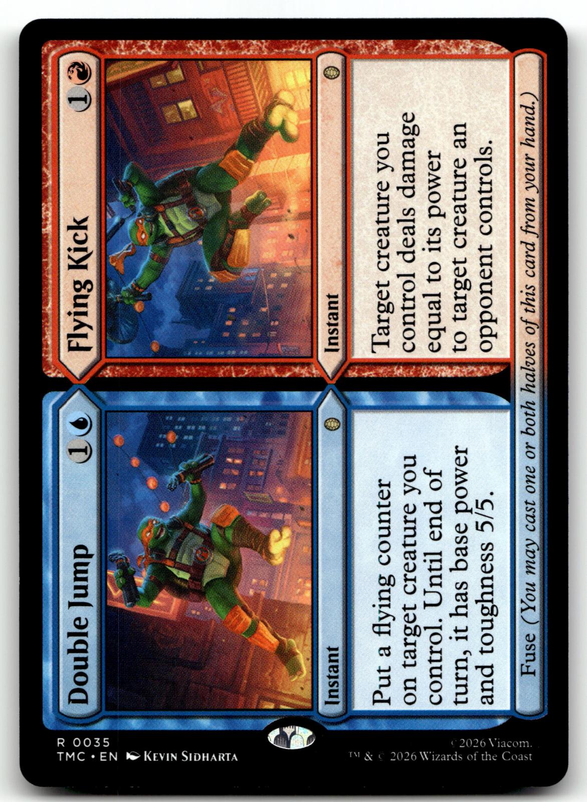 Double Jump // Flying Kick 35 Commander: Teenage Mutant Ninja Turtles 