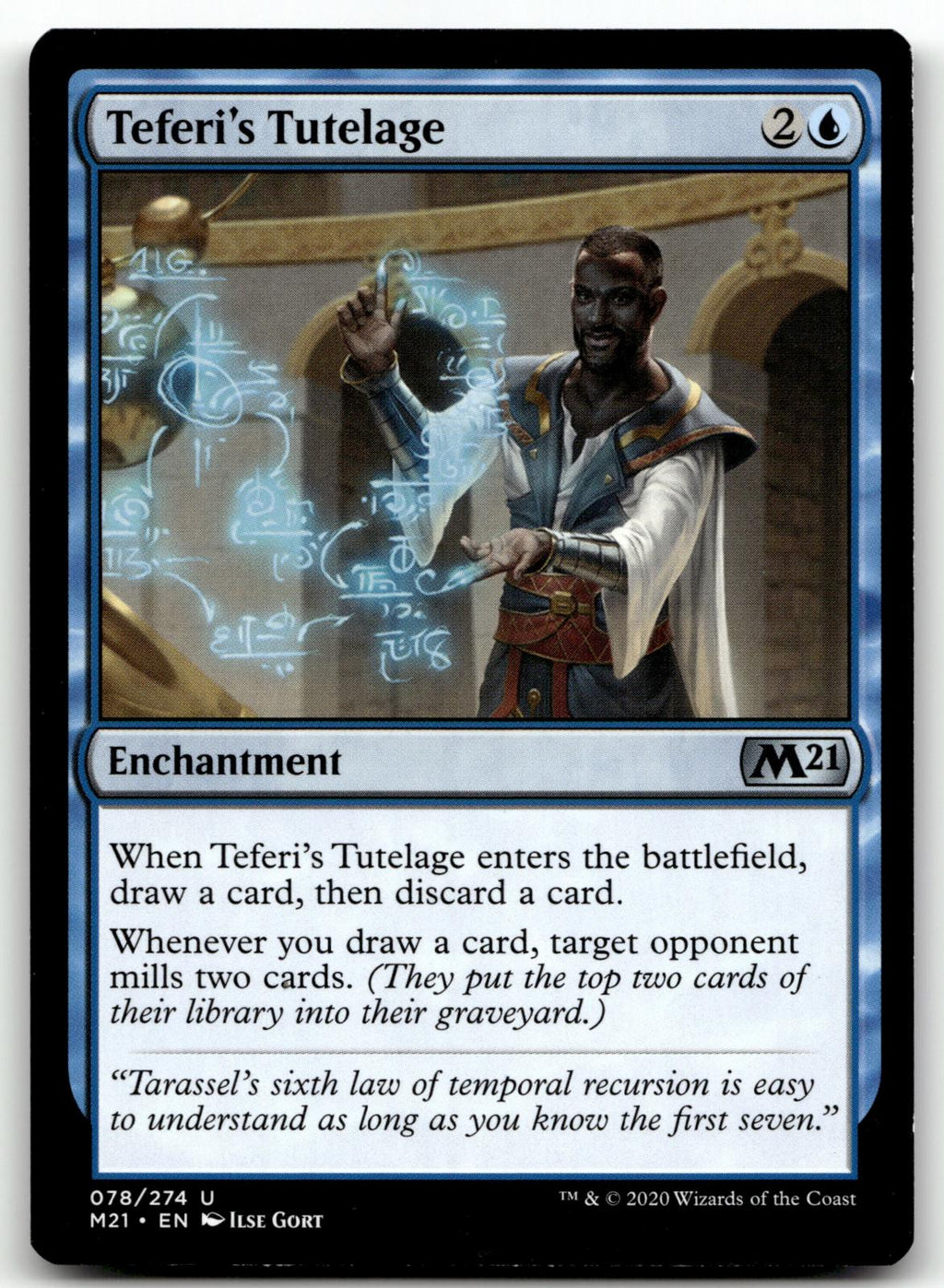 Teferi's Tutelage 78 Uncommon Core Set 2021 Magic: The Gathering Near Mint