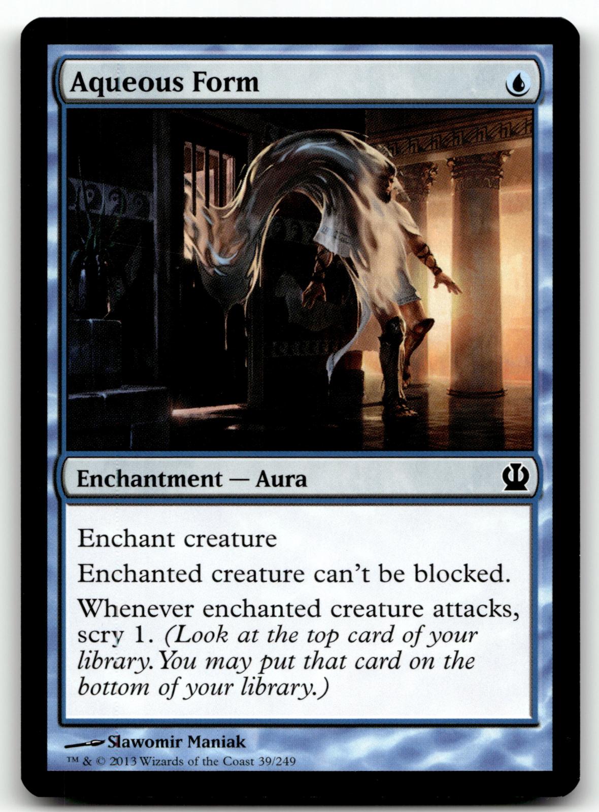 Aqueous Form 39 Common Theros Magic: The Gathering Near Mint