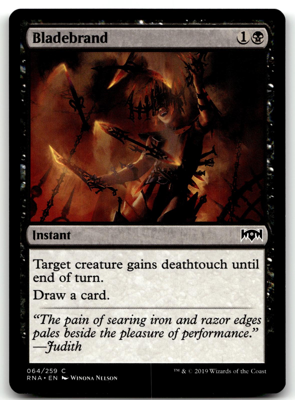 Bladebrand 64 Common Ravnica Allegiance Magic: The Gathering Near Mint