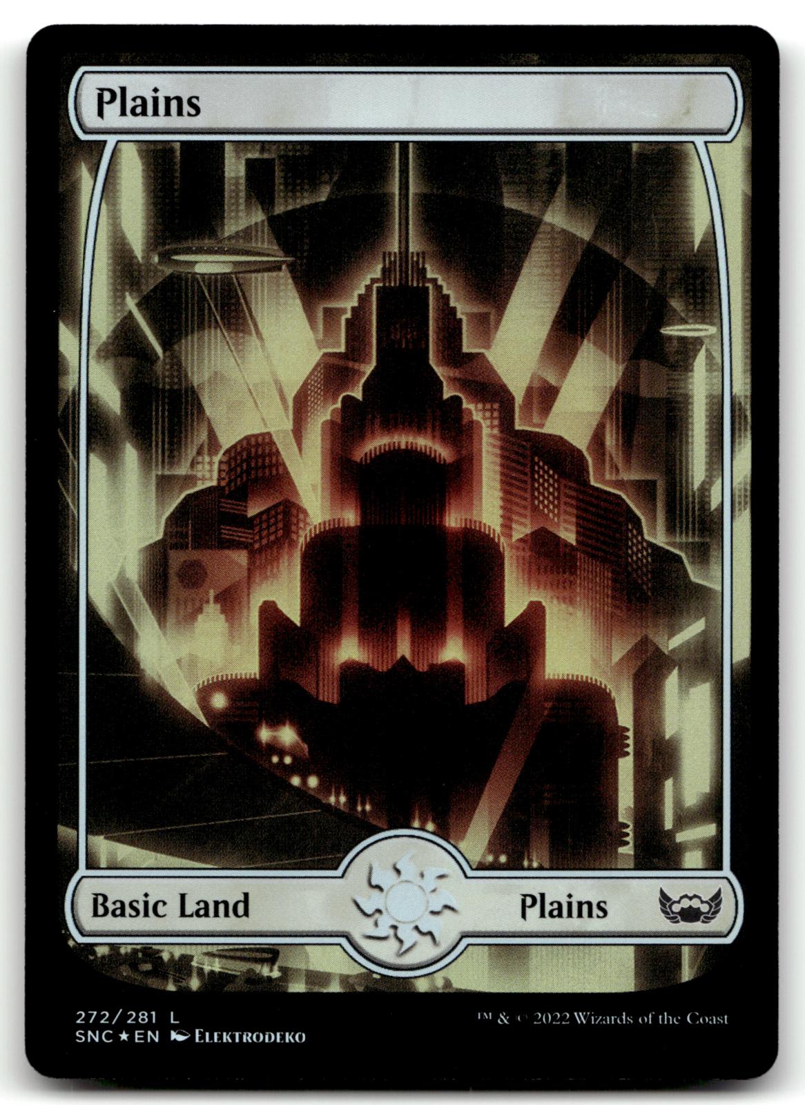 Plains (272) 272 Land Streets of New Capenna Magic: The Gathering Foil Near Mint