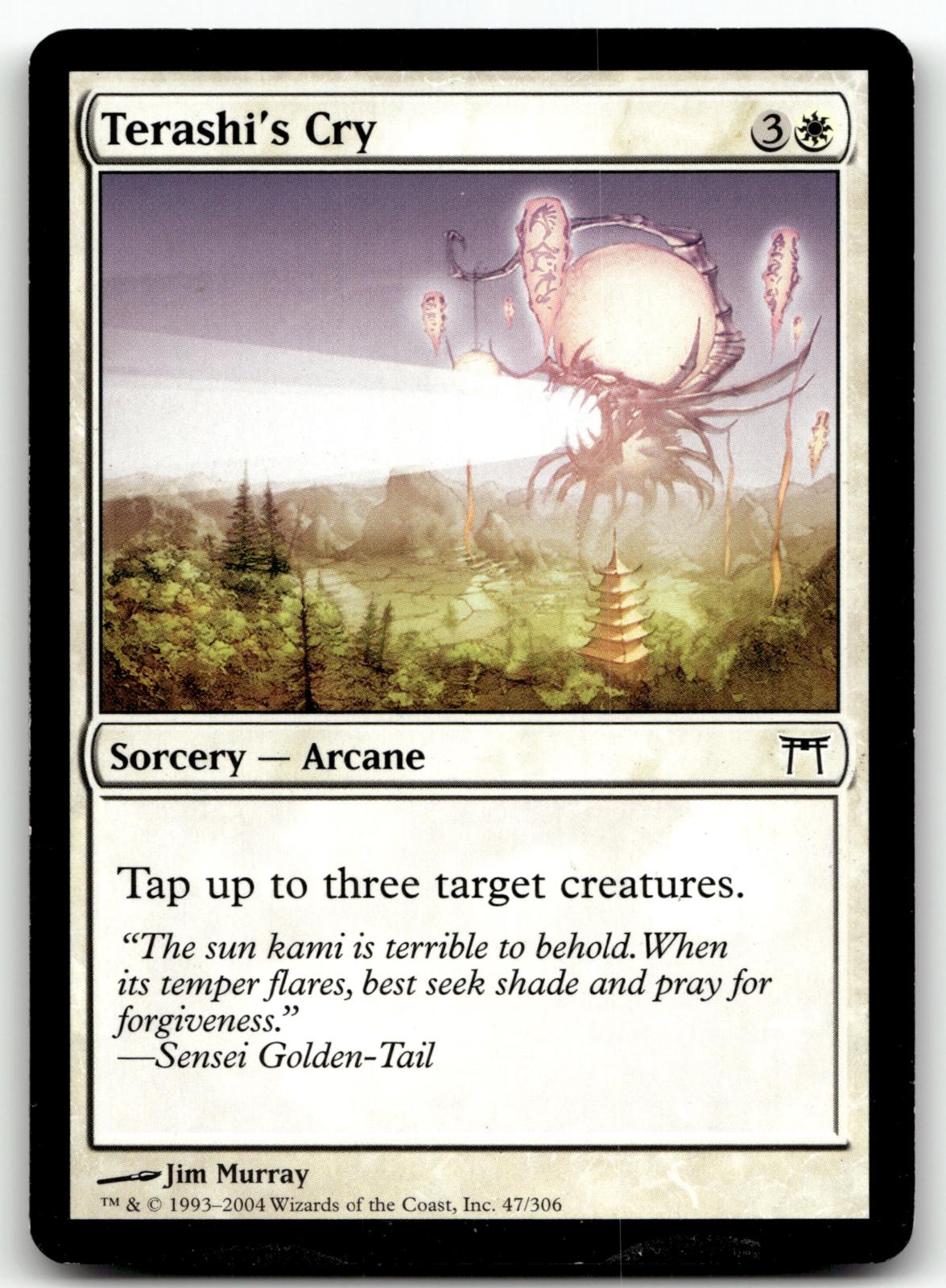 Terashi's Cry 47 Common Champions of Kamigawa Magic: The Gathering Near Mint