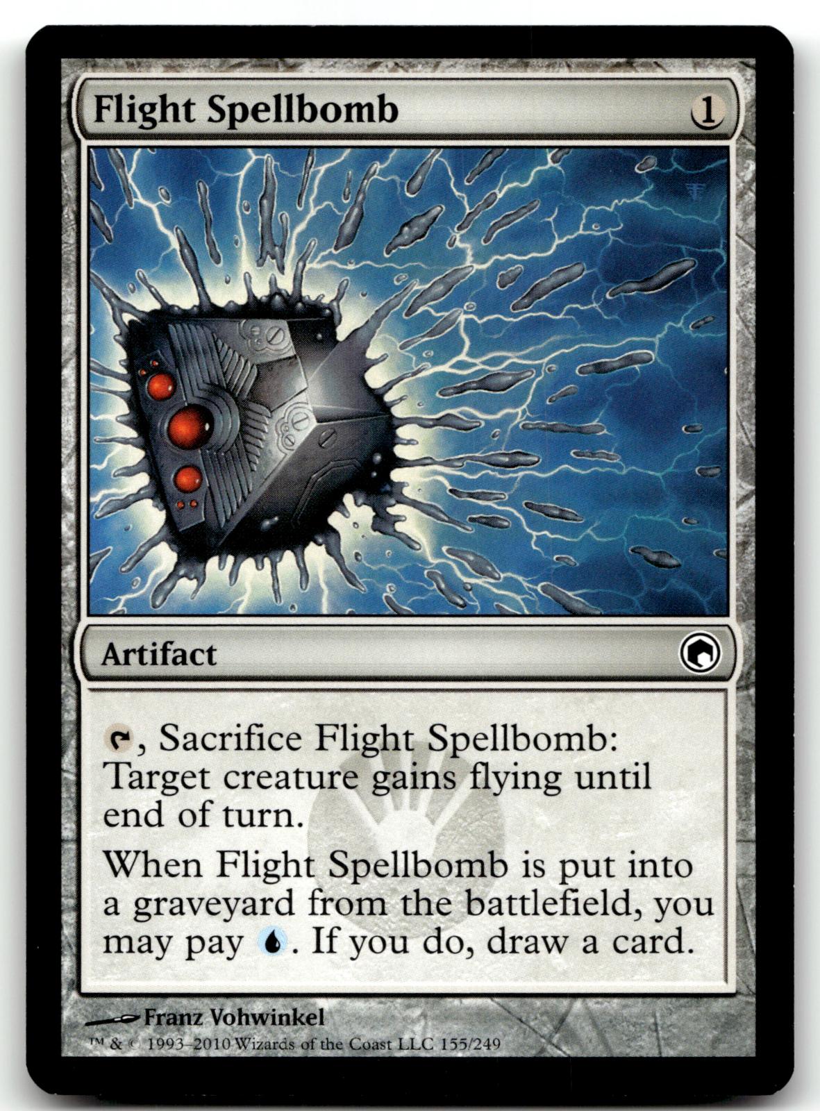 Flight Spellbomb 155 Common Scars of Mirrodin Magic: The Gathering Near Mint