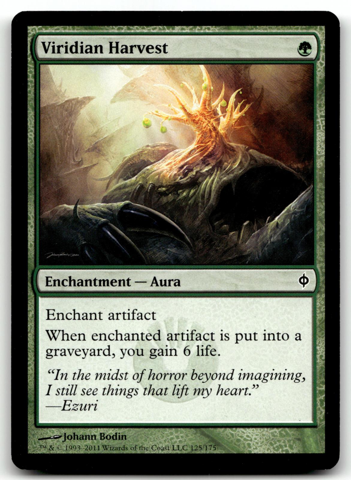 Viridian Harvest 125 Common New Phyrexia Magic: The Gathering Near Mint