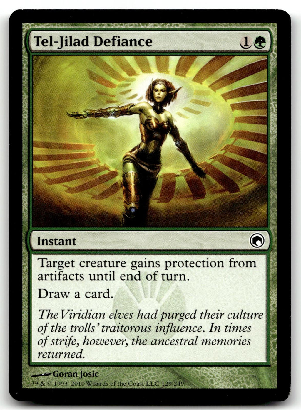 Tel-Jilad Defiance 129 Common Scars of Mirrodin Magic: The Gathering Near Mint