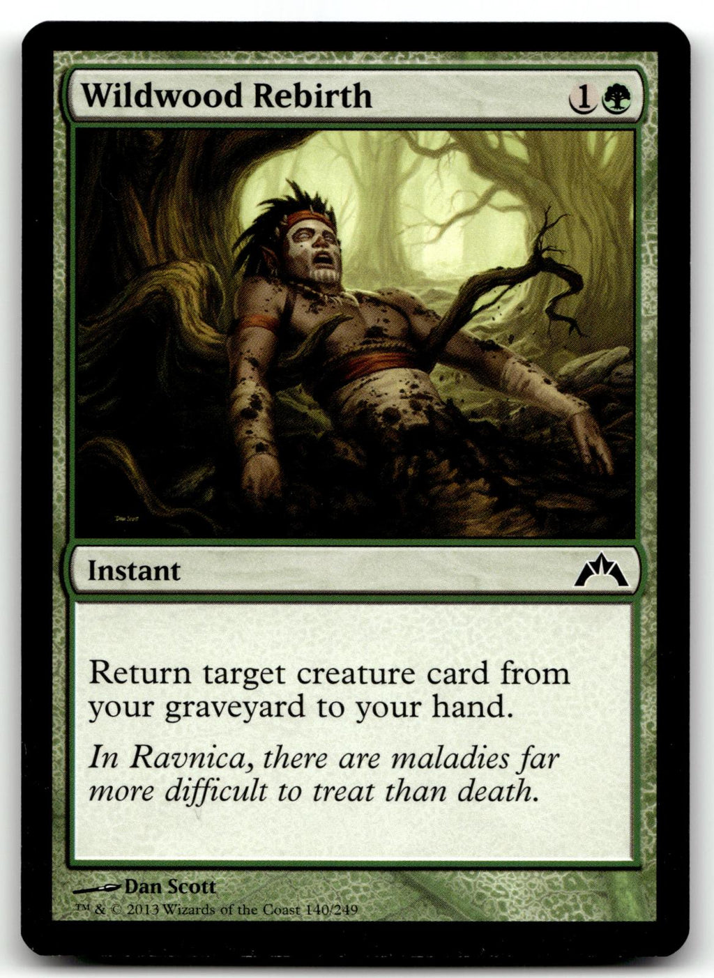 Wildwood Rebirth 140 Common Gatecrash Magic: The Gathering Near Mint