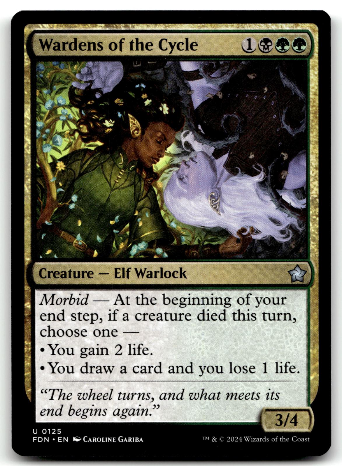 Wardens of the Cycle 125 Uncommon Foundations Magic: The Gathering Near Mint