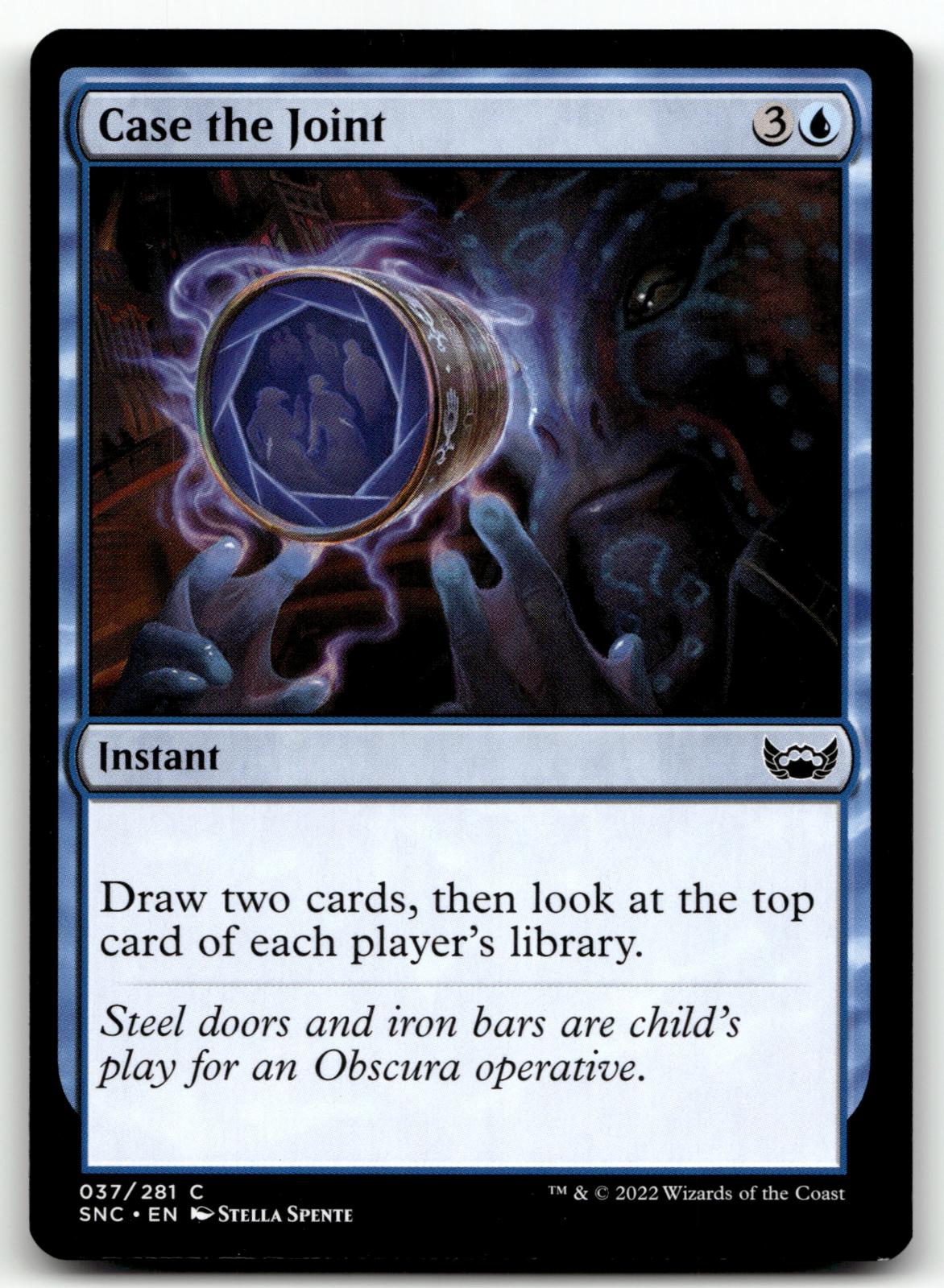 Case the Joint 37 Common Streets of New Capenna Magic: The Gathering Near Mint