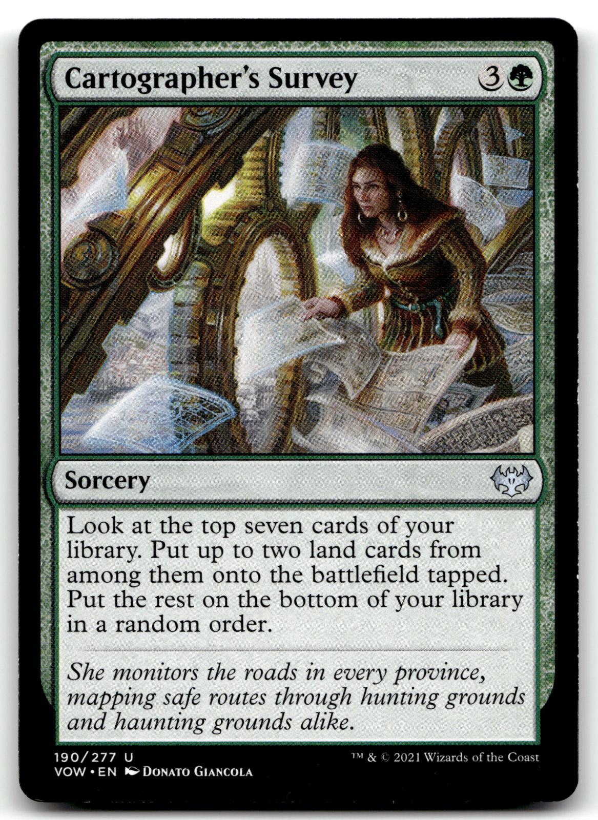 Cartographer's Survey 190 Innistrad: Crimson Vow Magic: The Gathering NM