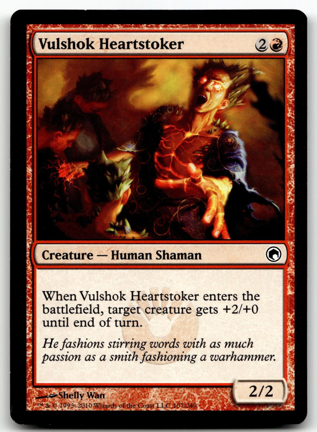 Vulshok Heartstoker 107 Common Scars of Mirrodin Magic: The Gathering Near Mint