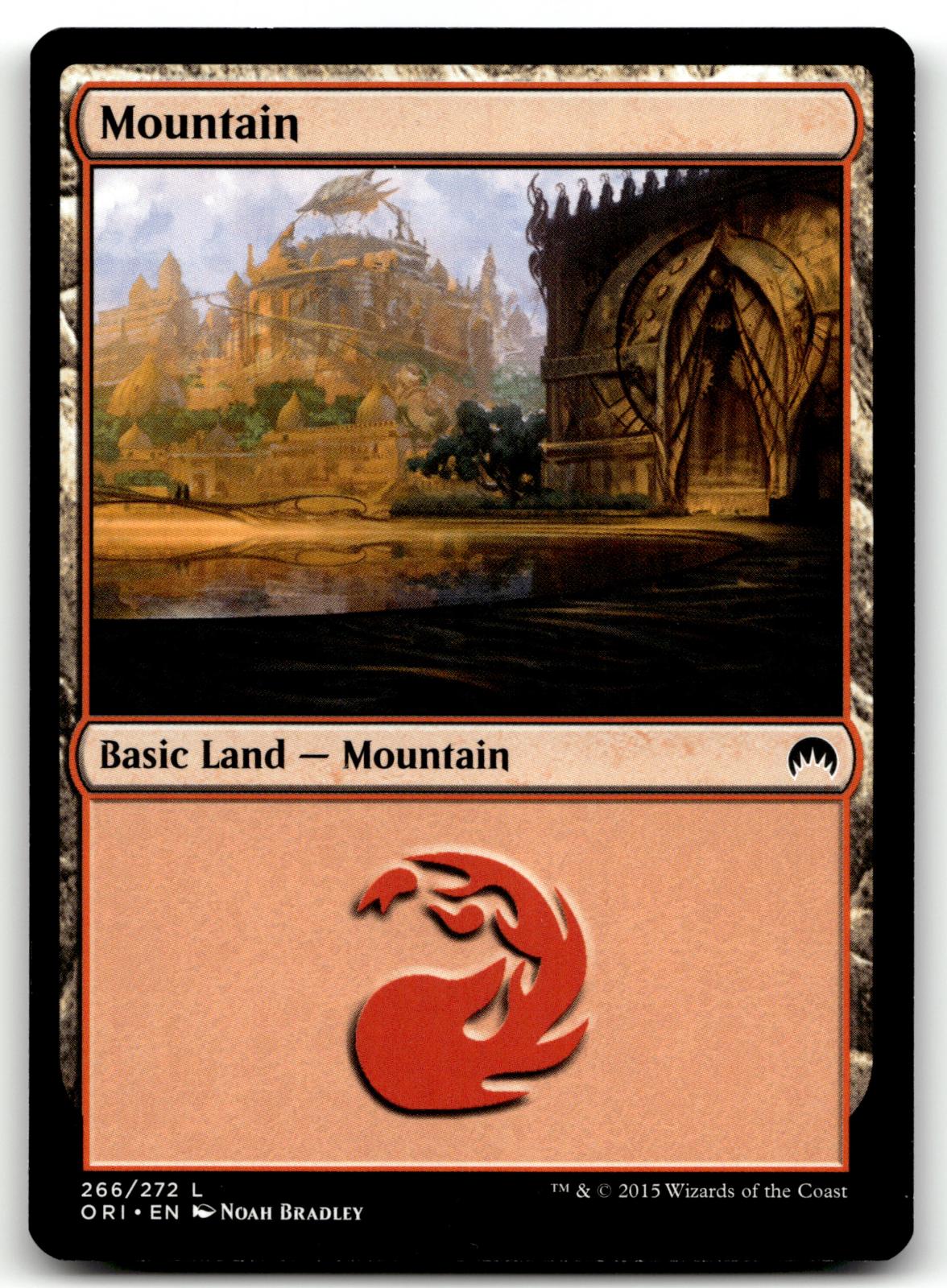 Mountain (266) 266 Land Magic Origins Magic: The Gathering Near Mint