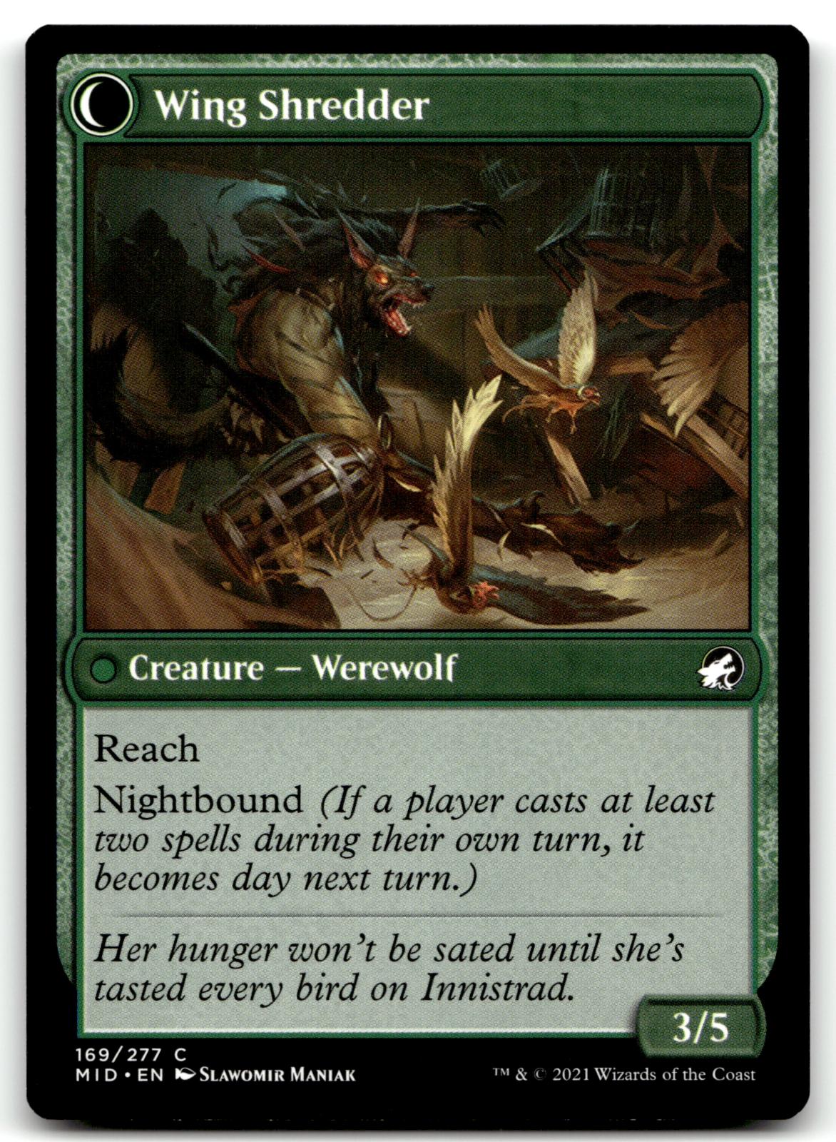 Bird Admirer 169 Common Innistrad: Midnight Hunt Magic: The Gathering Near Mint