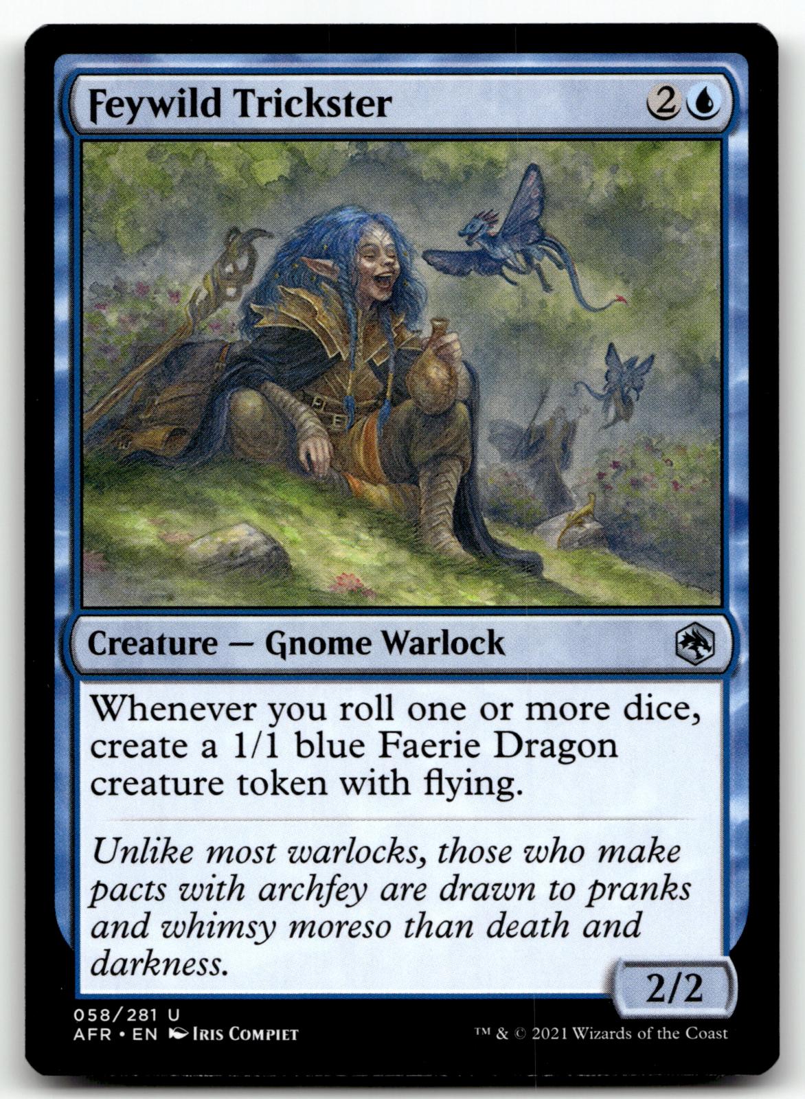 Feywild Trickster 58 Adventures in the Forgotten Realms Magic: The Gathering NM