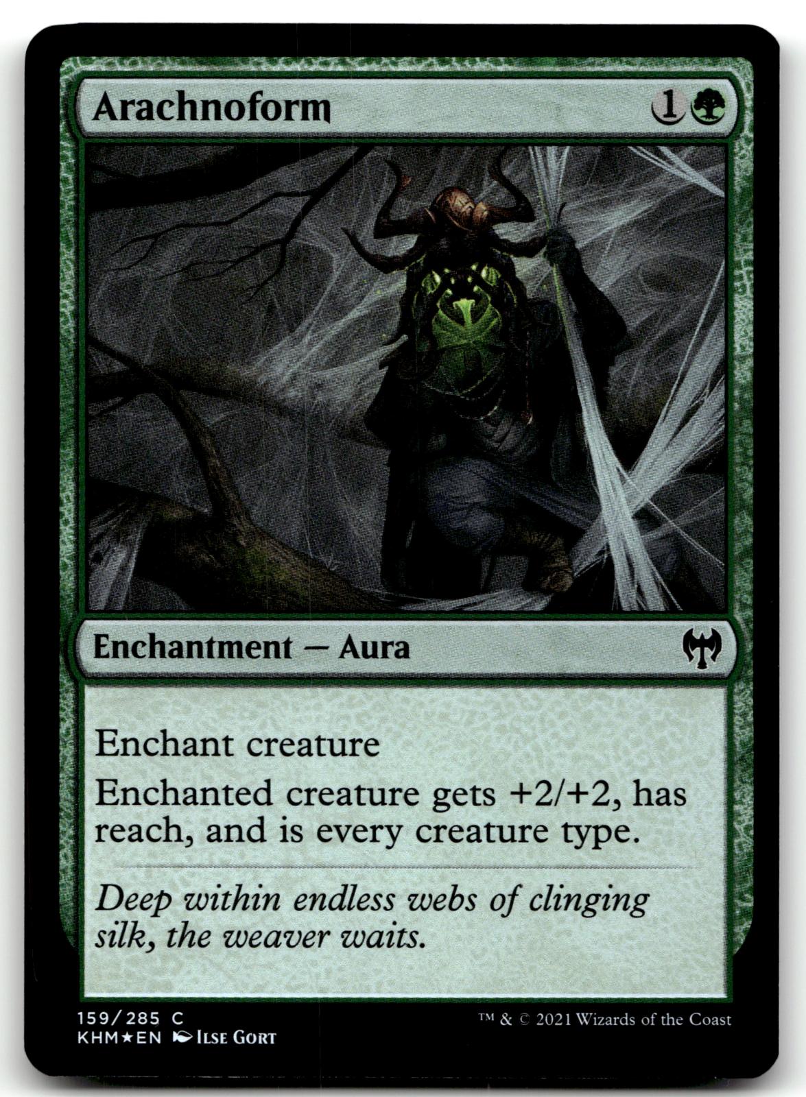 Arachnoform 159 Common Kaldheim Magic: The Gathering Foil Near Mint