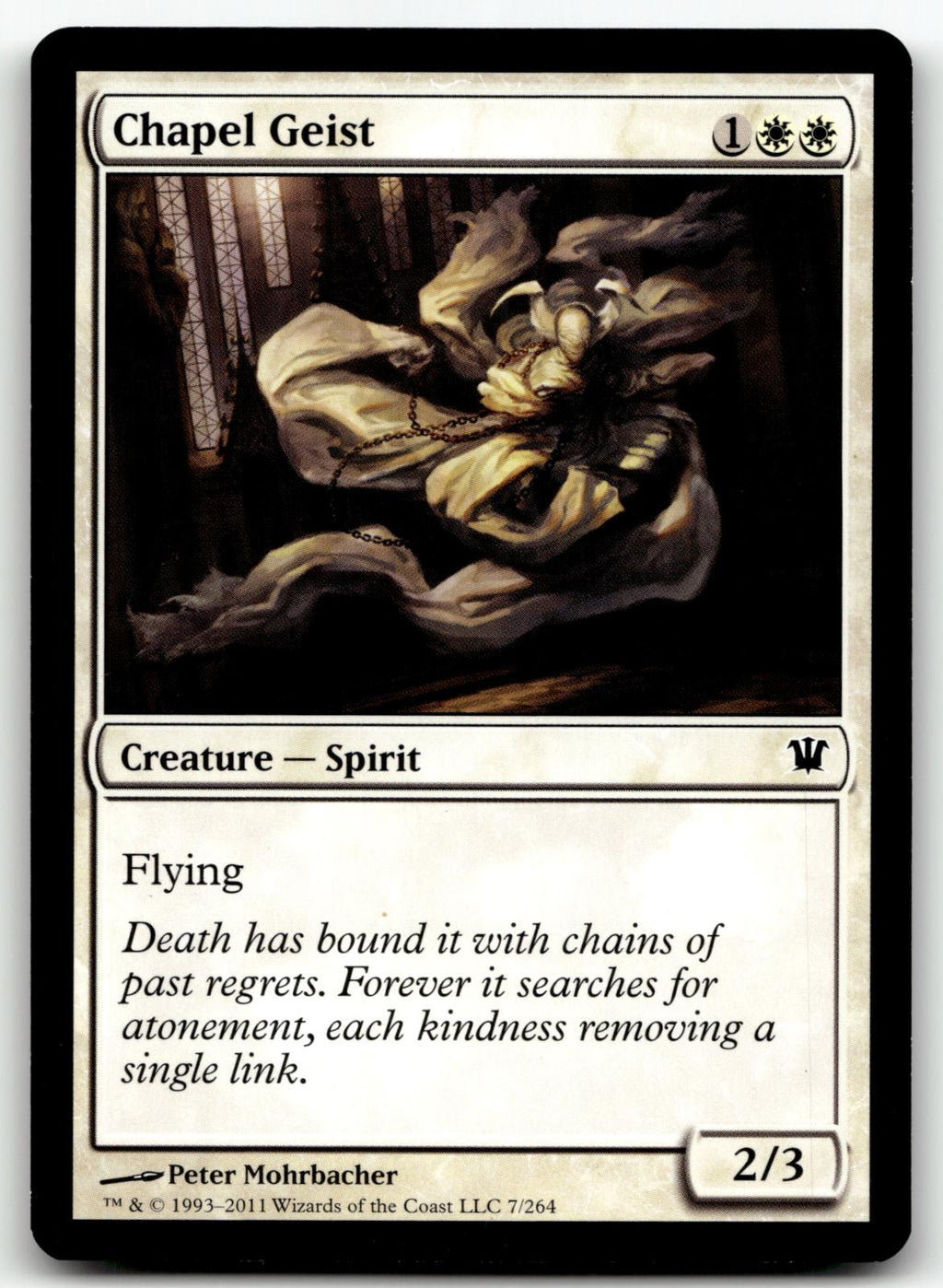 Chapel Geist 7 Common Innistrad Magic: The Gathering Near Mint
