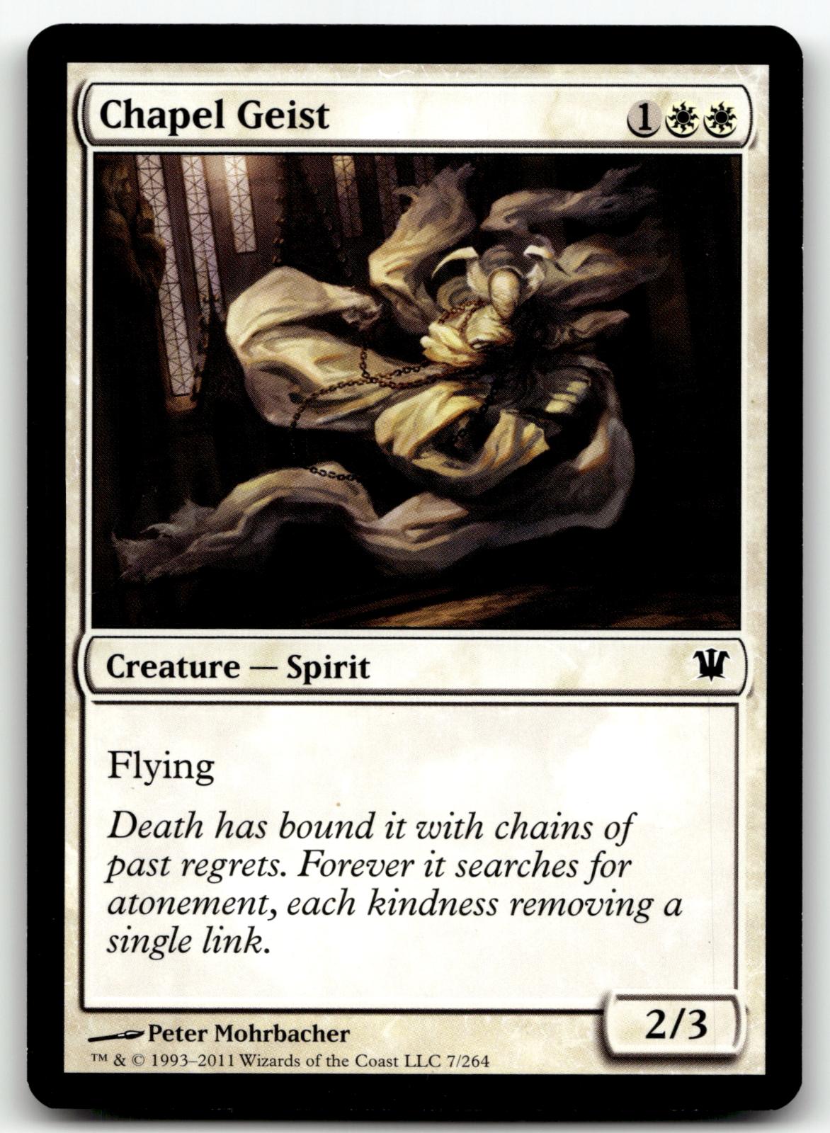 Chapel Geist 7 Common Innistrad Magic: The Gathering Near Mint