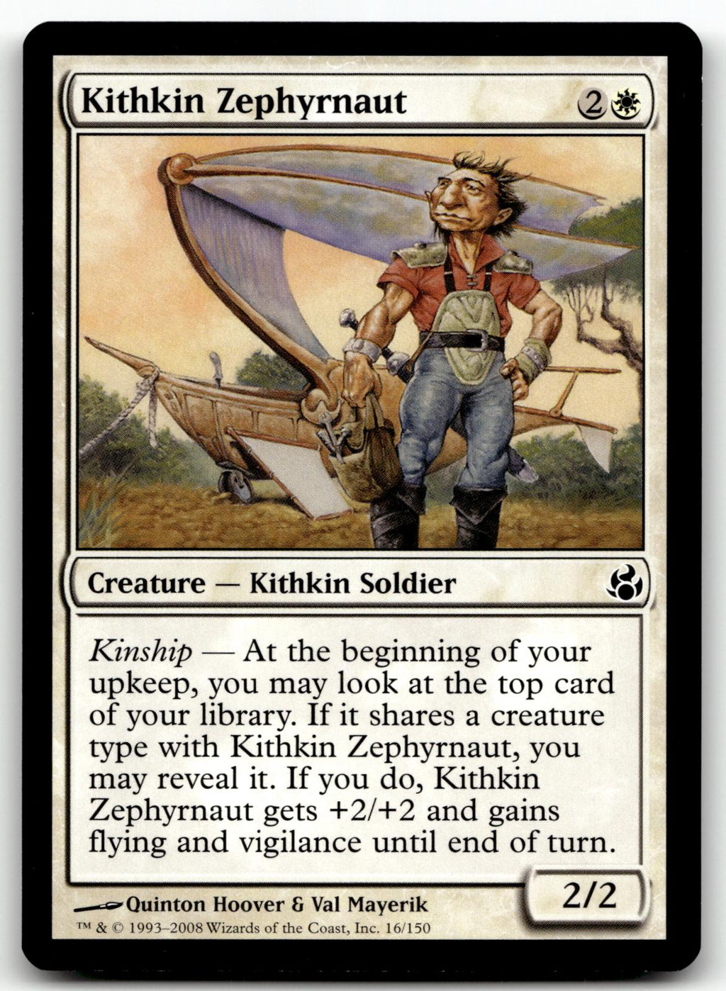 Kithkin Zephyrnaut 16 Common Morningtide Magic: The Gathering Near Mint
