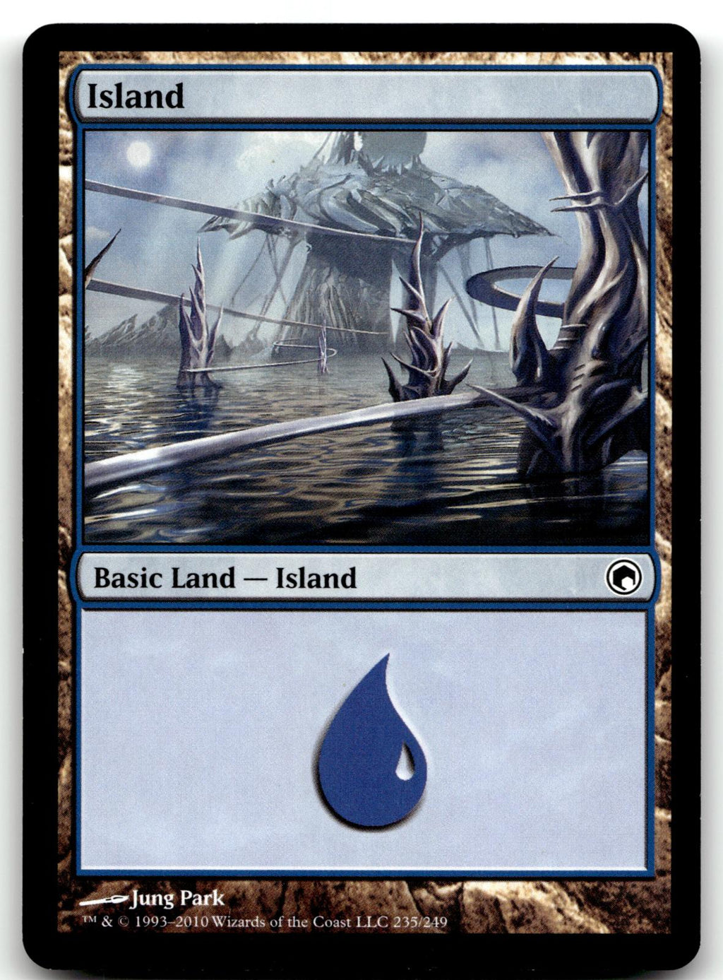 Island (235) 235 Land Scars of Mirrodin Magic: The Gathering Near Mint