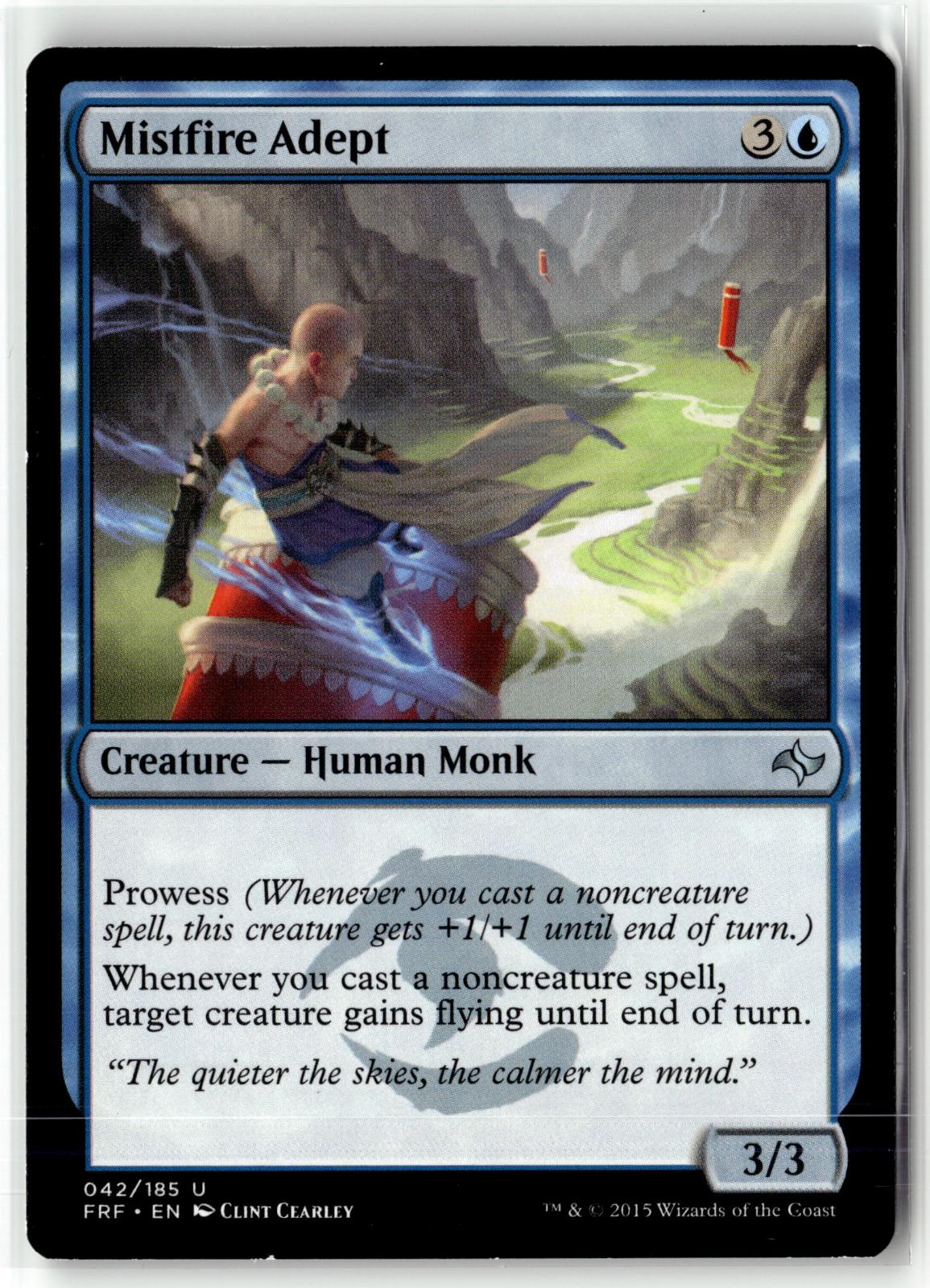 Mistfire Adept 42 Uncommon Fate Reforged Magic: The Gathering Near Mint