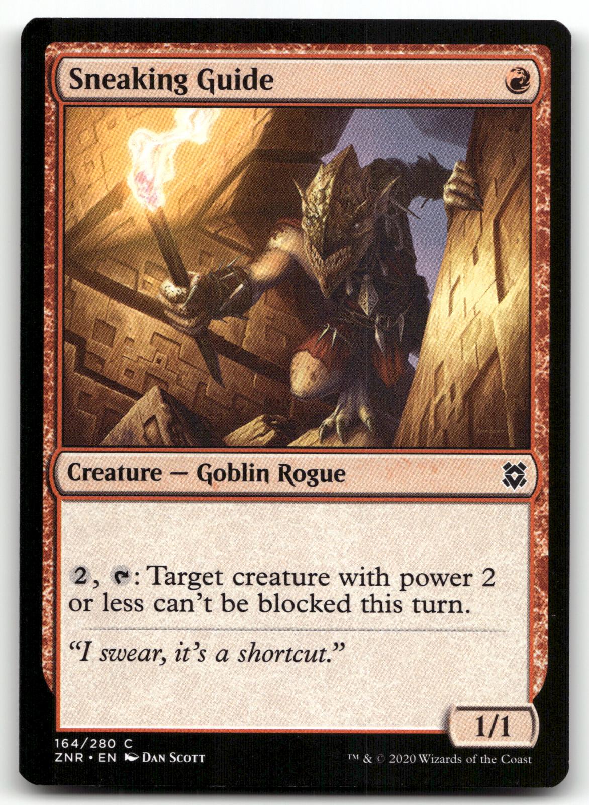 Sneaking Guide 164 Common Zendikar Rising Magic: The Gathering Near Mint