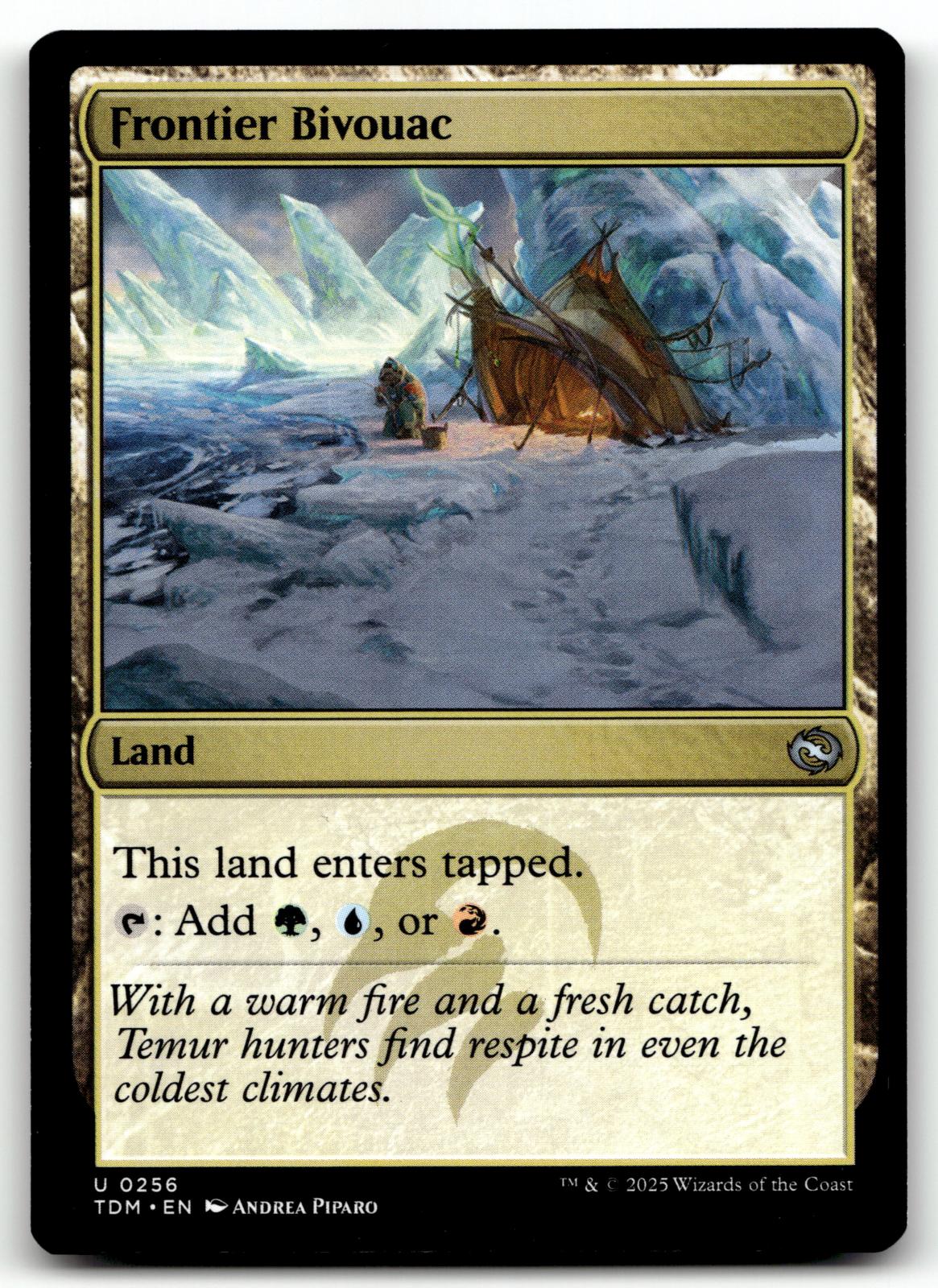 Frontier Bivouac 256 Uncommon Tarkir: Dragonstorm Magic: The Gathering Near Mint