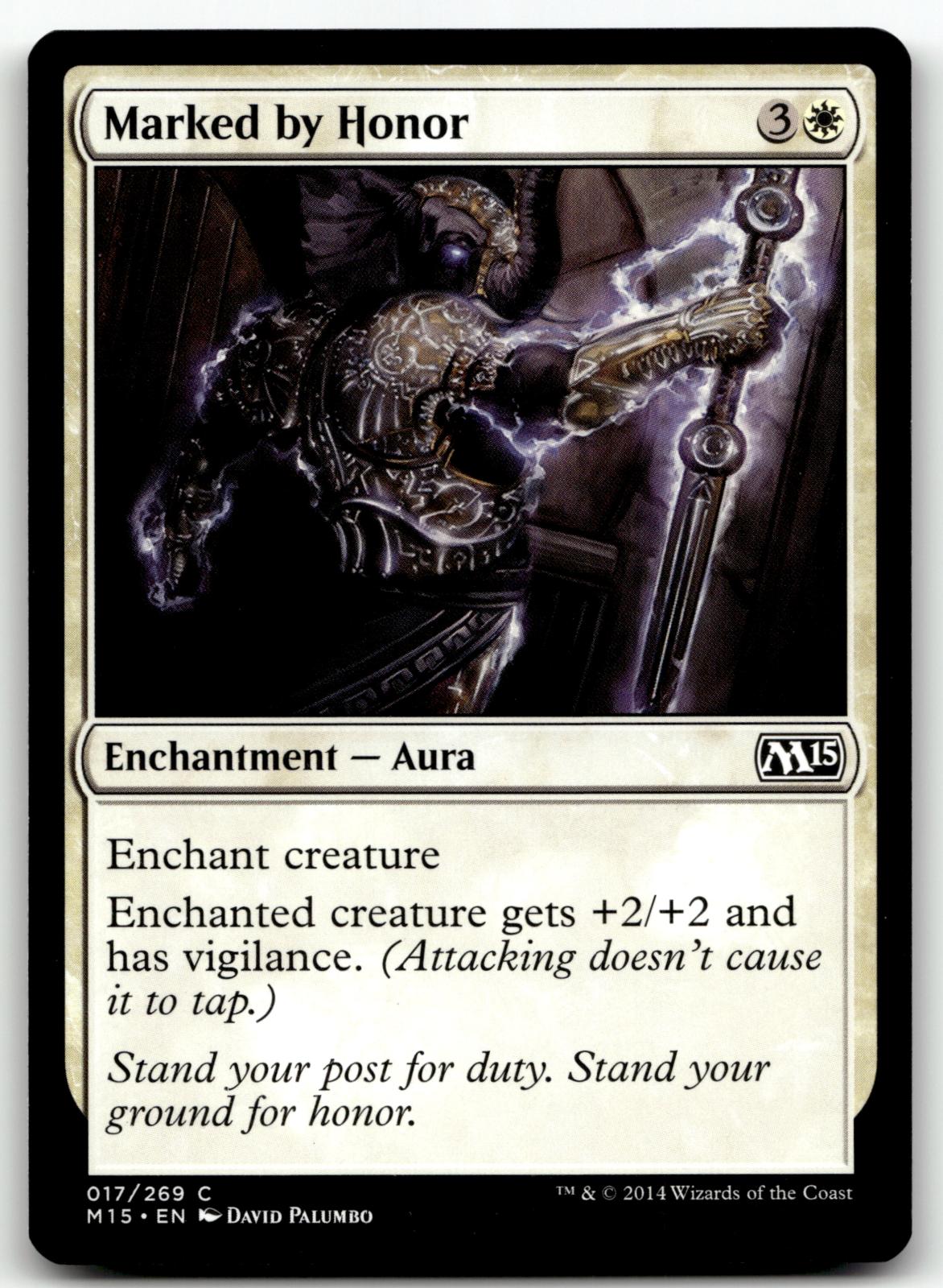 Marked by Honor 17 Common Magic 2015 (M15) Magic: The Gathering Near Mint