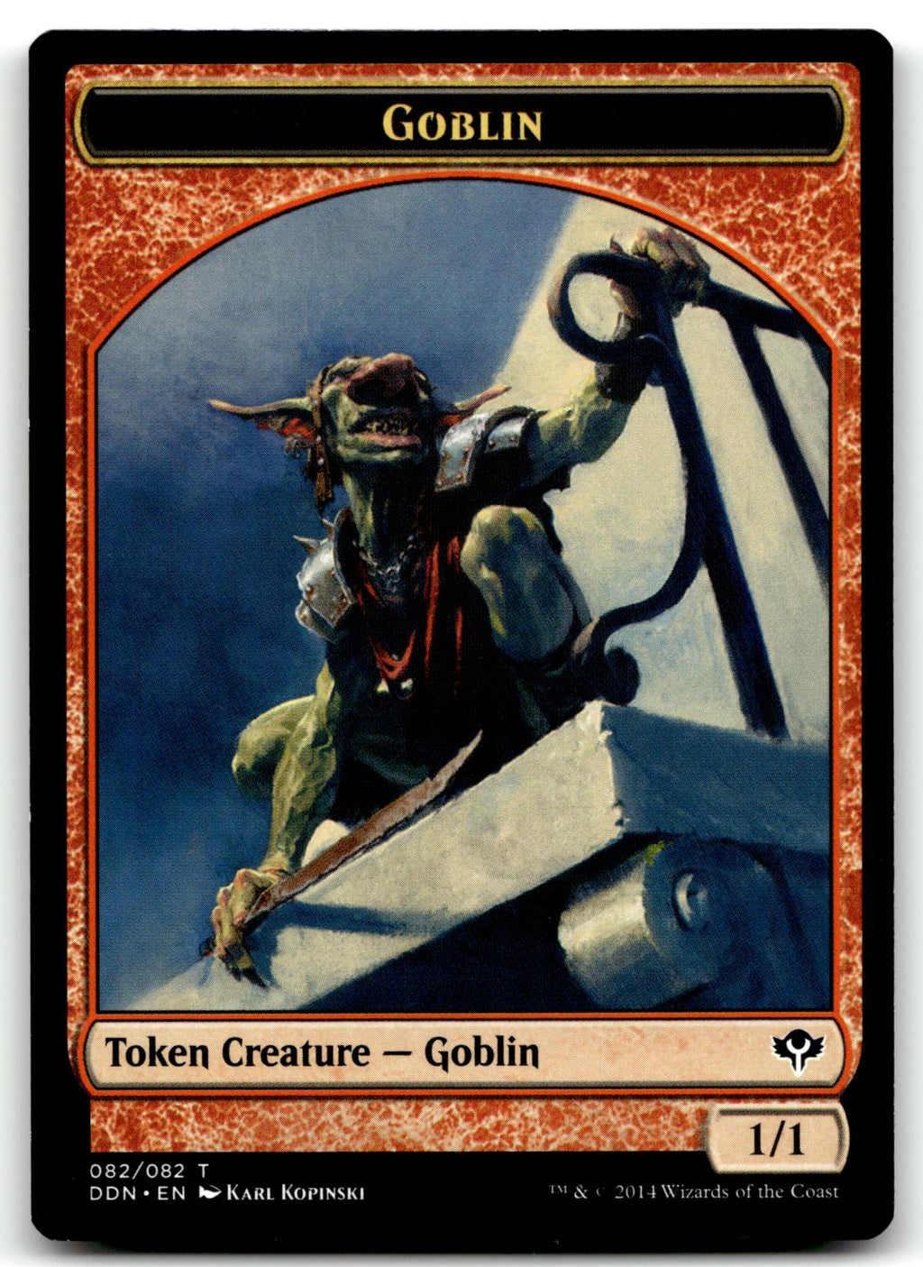 Goblin Token 82 Token Duel Decks: Speed vs. Cunning Magic: The Gathering NM