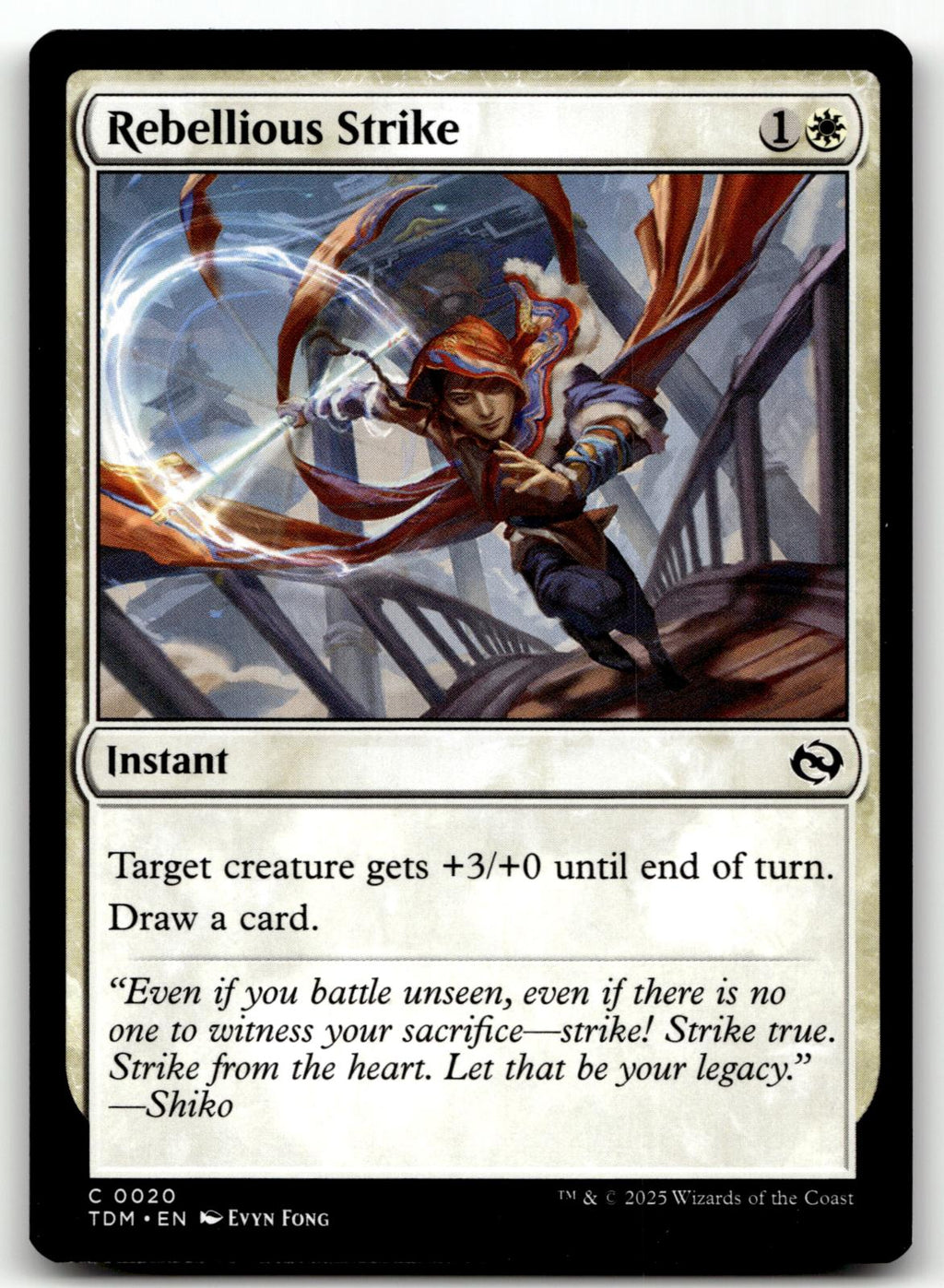 Rebellious Strike 20 Common Tarkir: Dragonstorm Magic: The Gathering Near Mint