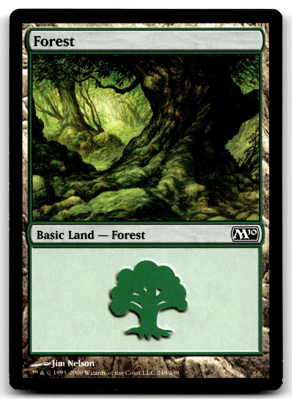 Forest (249) 249 Land Magic 2011 (M11) Magic: The Gathering Near Mint