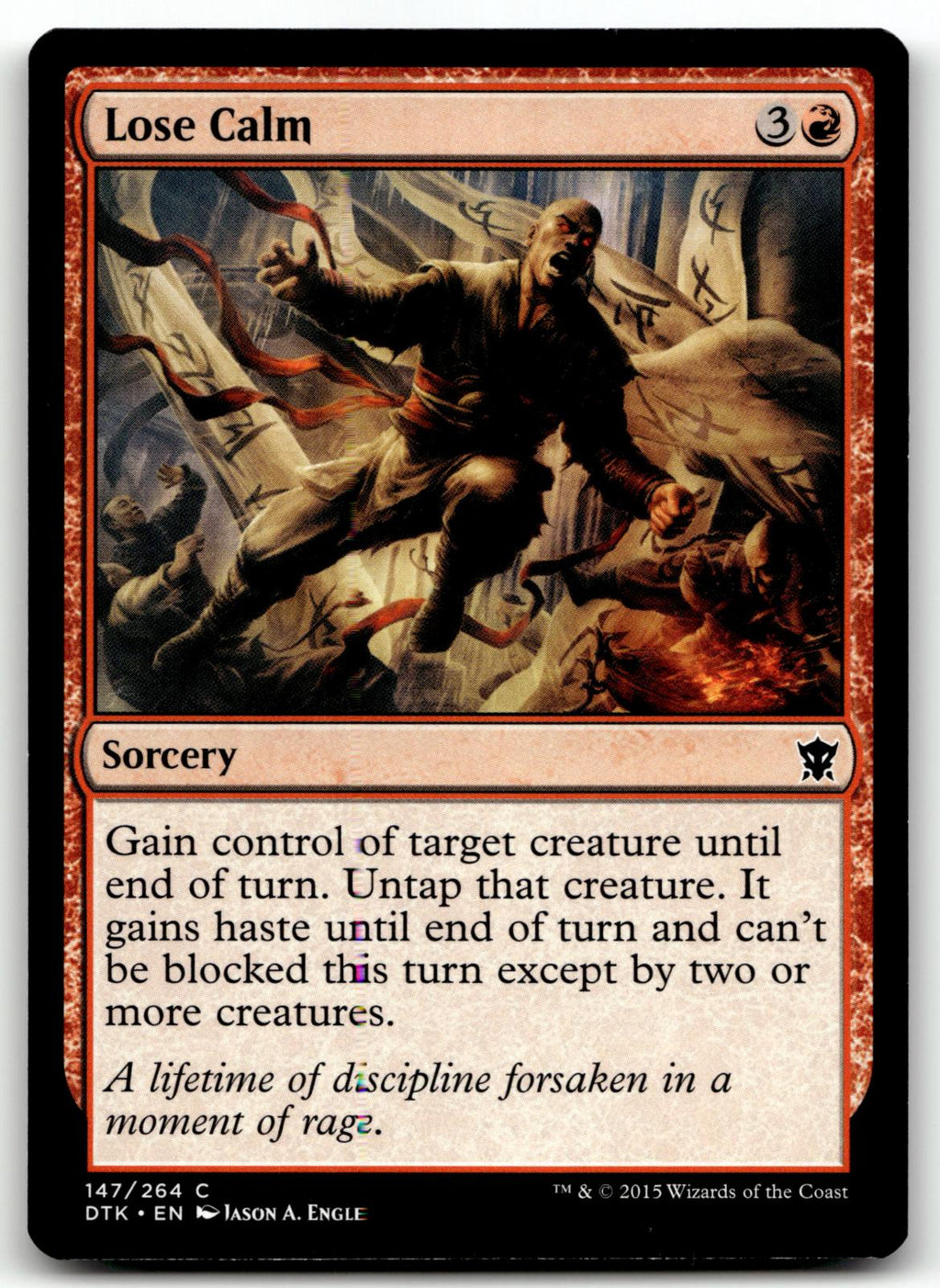 Lose Calm 147 Common Dragons of Tarkir Magic: The Gathering Near Mint