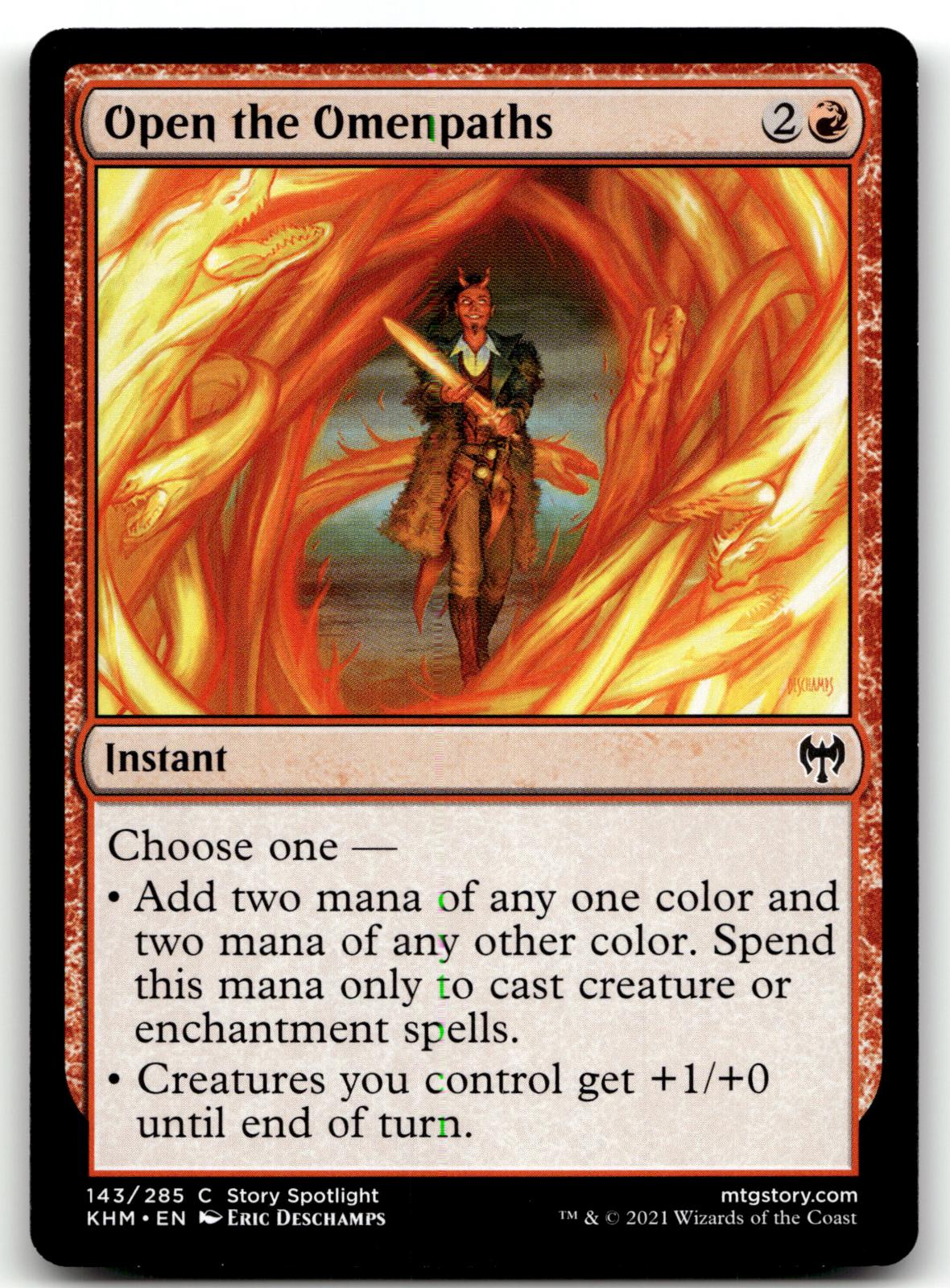 Open the Omenpaths 143 Common Kaldheim Magic: The Gathering Near Mint