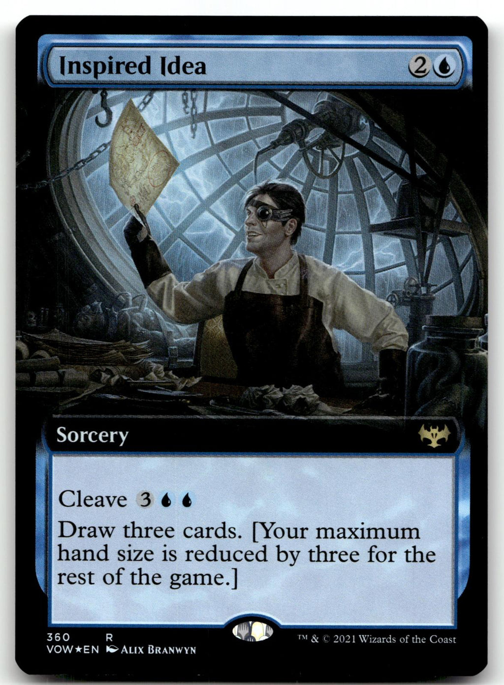 Inspired Idea (Extended Art) 360 Innistrad: Crimson Vow Magic: The Gathering Foil NM