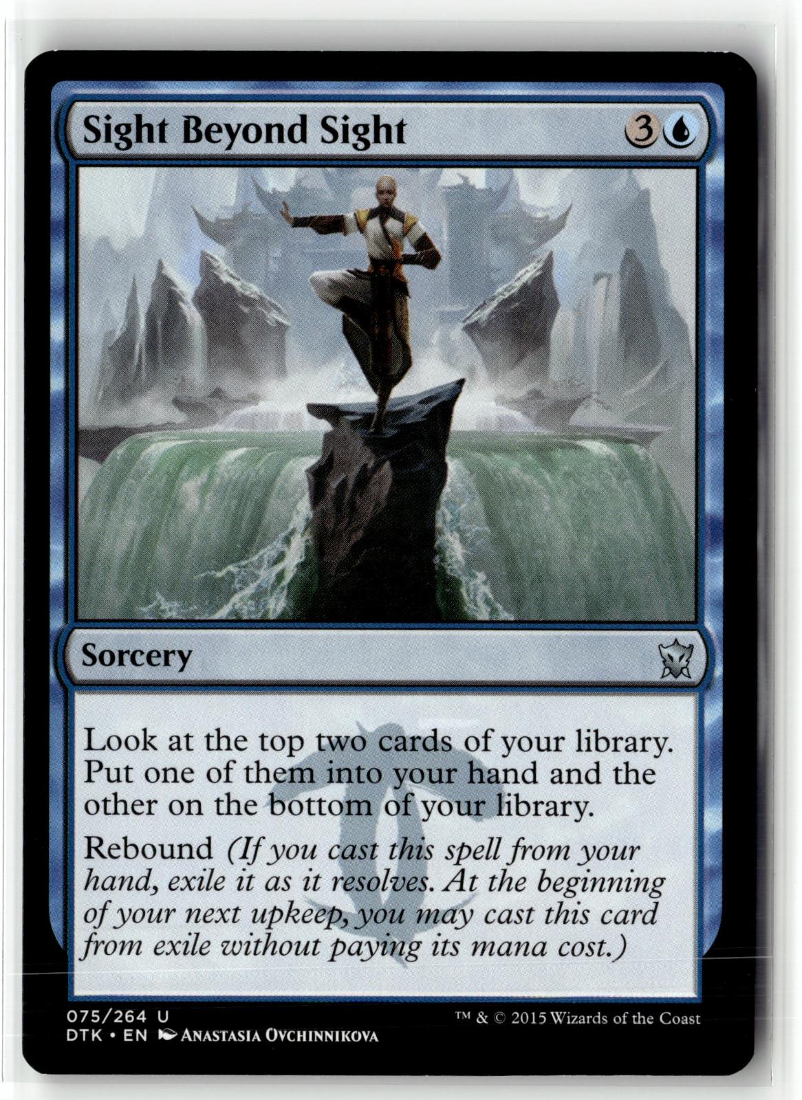 Sight Beyond Sight 75 Uncommon Dragons of Tarkir Magic: The Gathering Near Mint