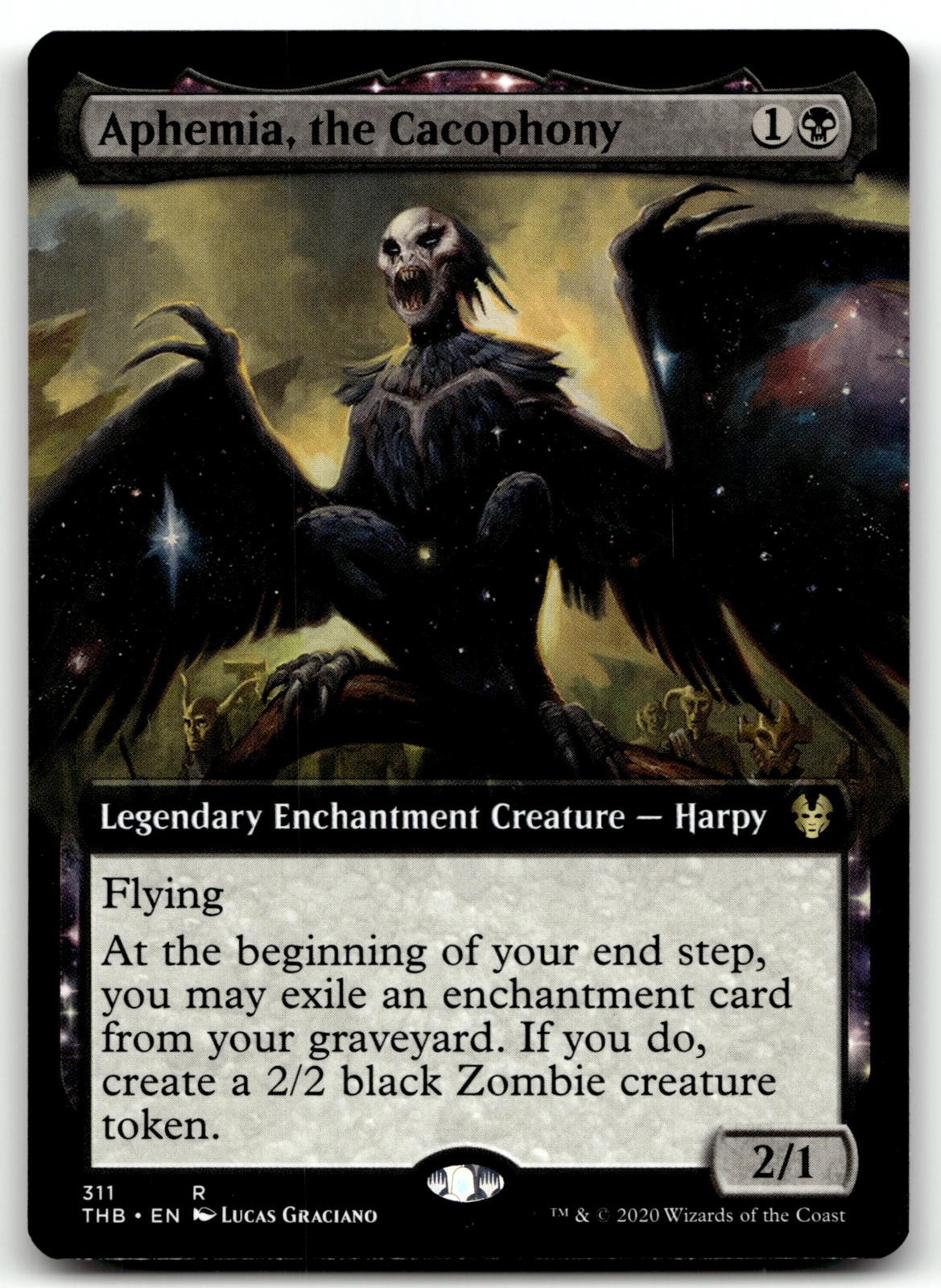 Aphemia, the Cacophony (Extended Art) 311 Theros Beyond Death Magic: The Gathering NM
