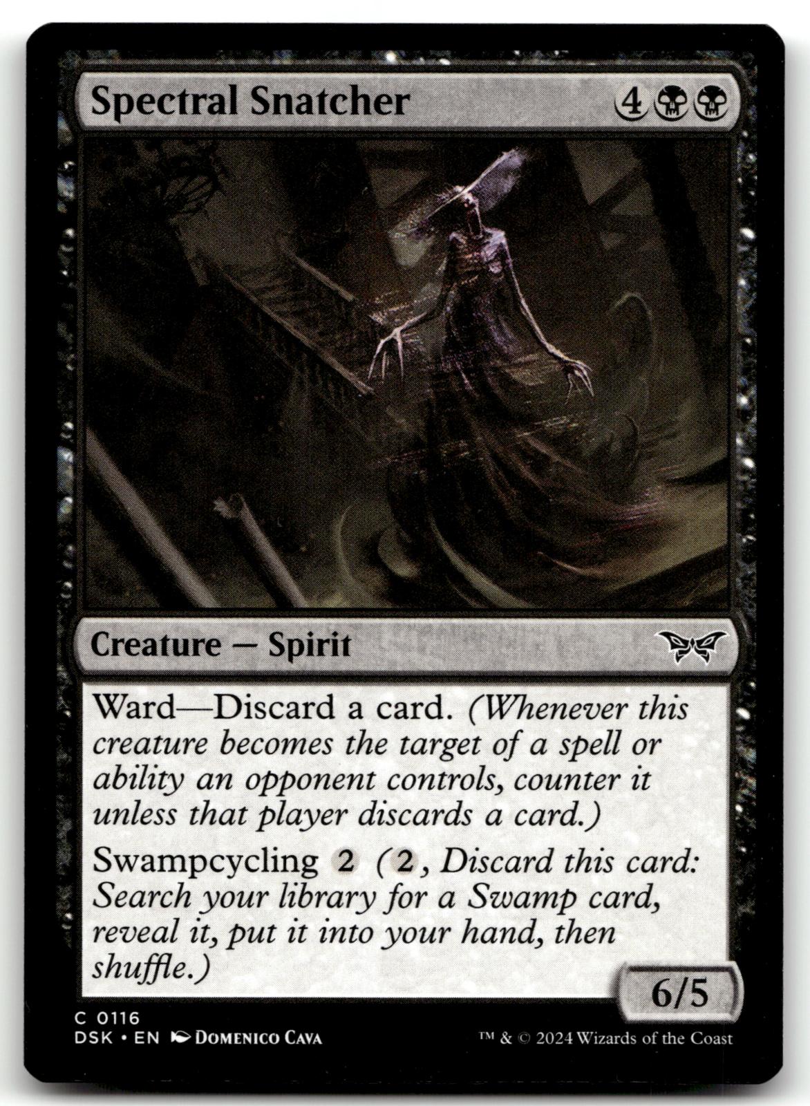 Spectral Snatcher 116 Common Duskmourn: House of Horror Magic: The Gathering NM