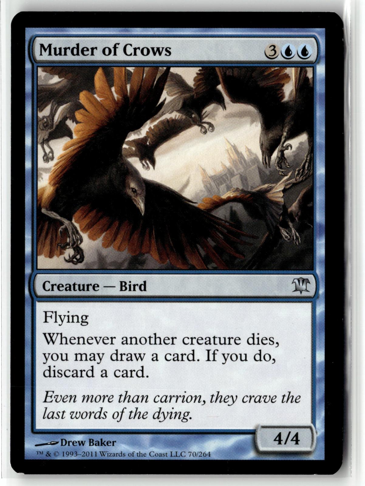 Murder of Crows 70 Uncommon Innistrad Magic: The Gathering Near Mint