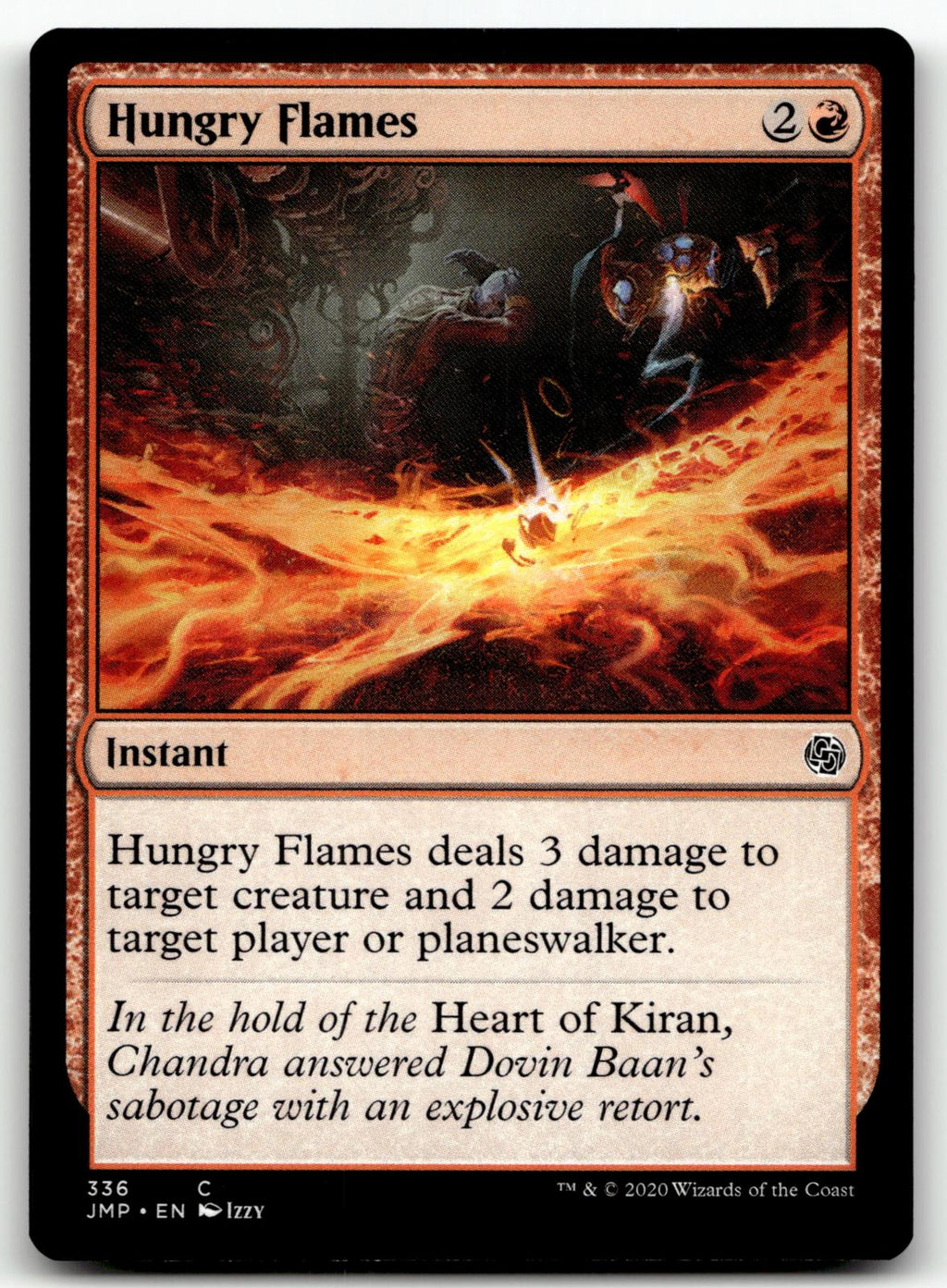 Hungry Flames 336 Common Jumpstart Magic: The Gathering Near Mint
