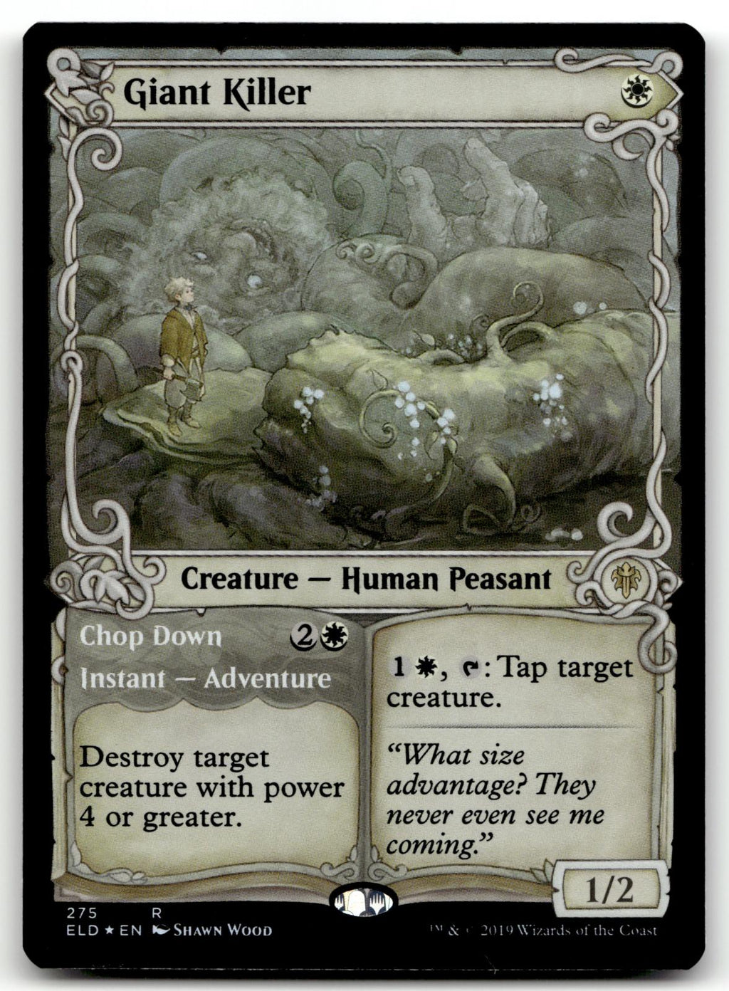 Giant Killer (Showcase) 275 Rare Throne of Eldraine Magic: The Gathering Foil NM