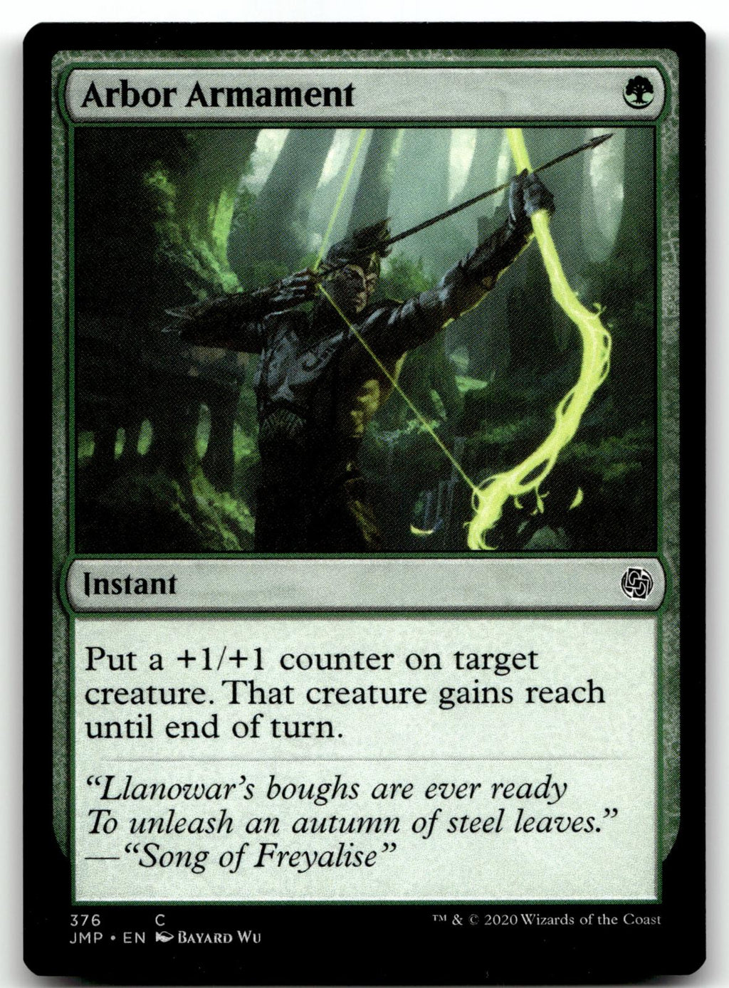 Arbor Armament 376 Common Jumpstart Magic: The Gathering Near Mint