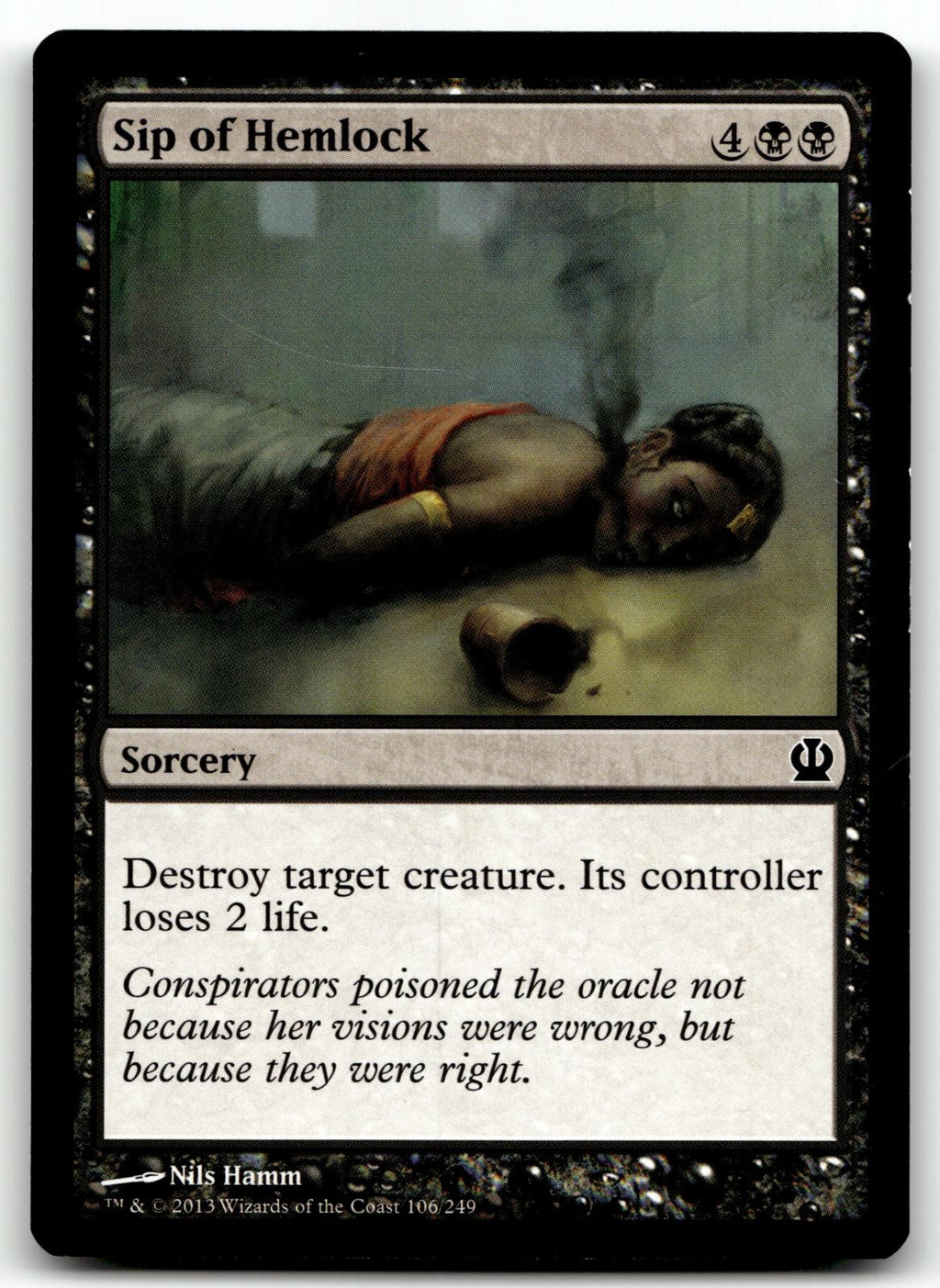 Sip of Hemlock 106 Common Theros Magic: The Gathering Near Mint