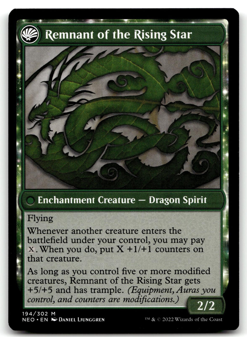 Jugan Defends the Temple 194 Kamigawa: Neon Dynasty Magic: The Gathering NM