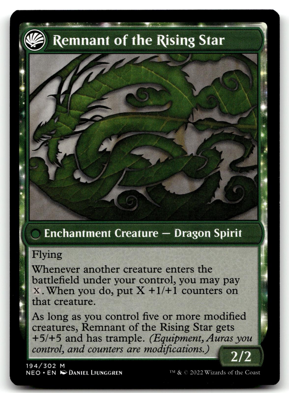 Jugan Defends the Temple 194 Kamigawa: Neon Dynasty Magic: The Gathering NM
