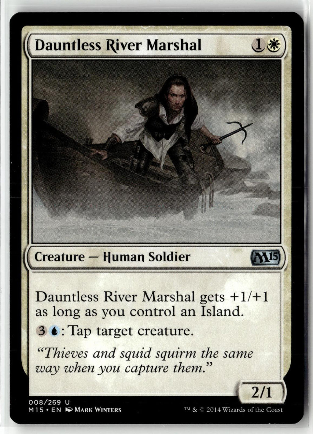 Dauntless River Marshal 8 Uncommon Magic 2015 (M15) Magic: The Gathering NM