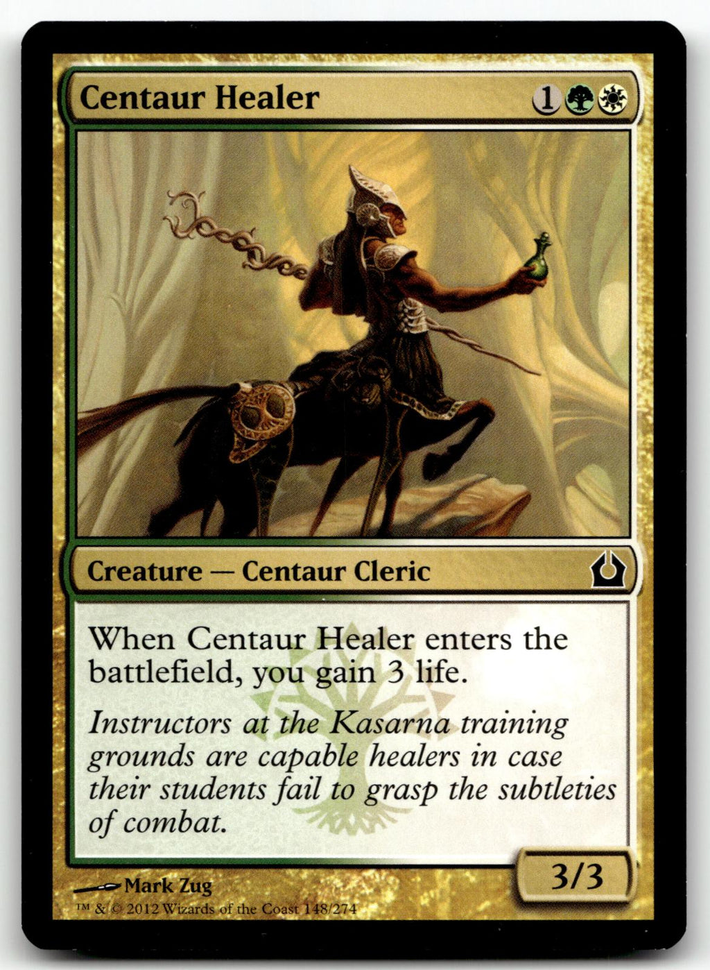 Centaur Healer 148 Common Return to Ravnica Magic: The Gathering Near Mint