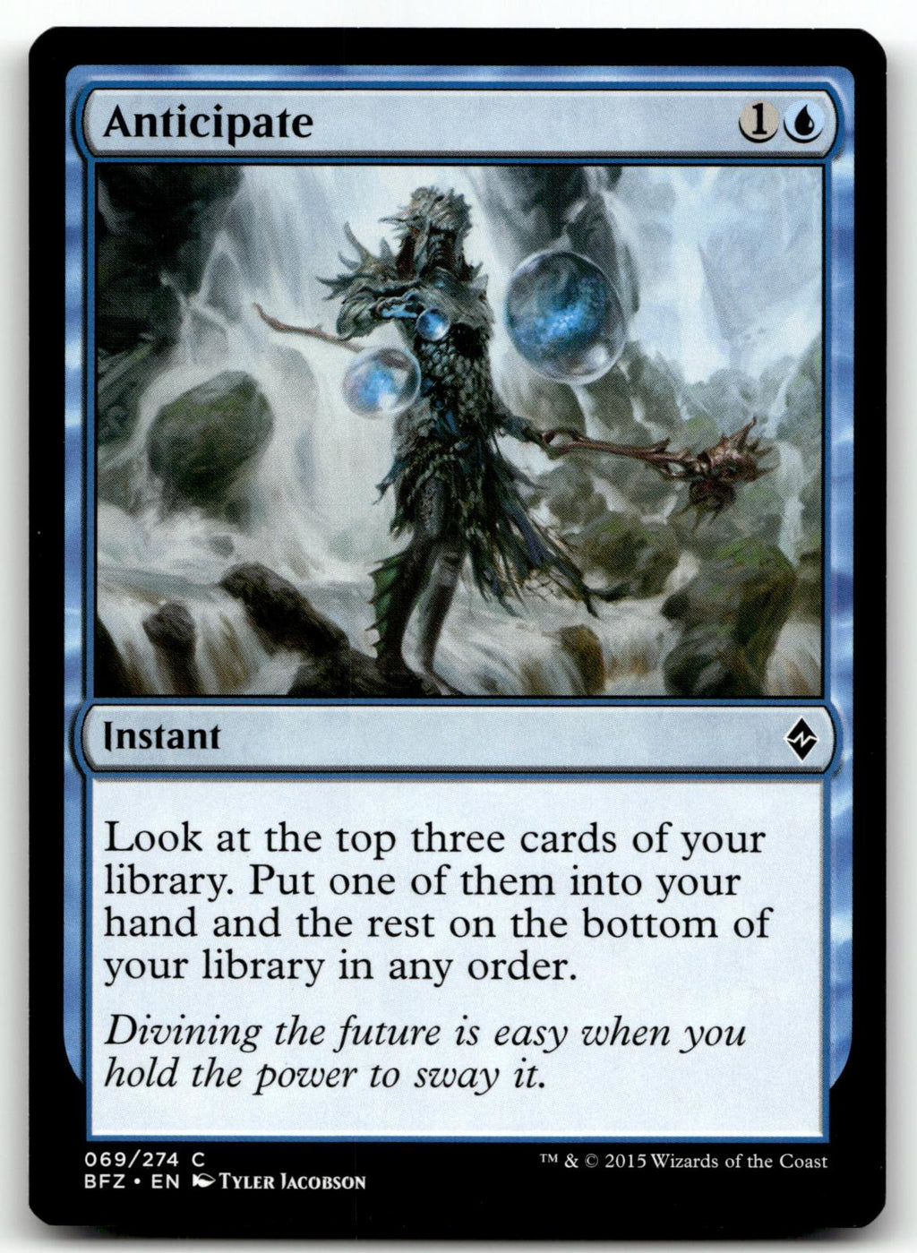 Anticipate 69 Common Battle for Zendikar Magic: The Gathering Near Mint