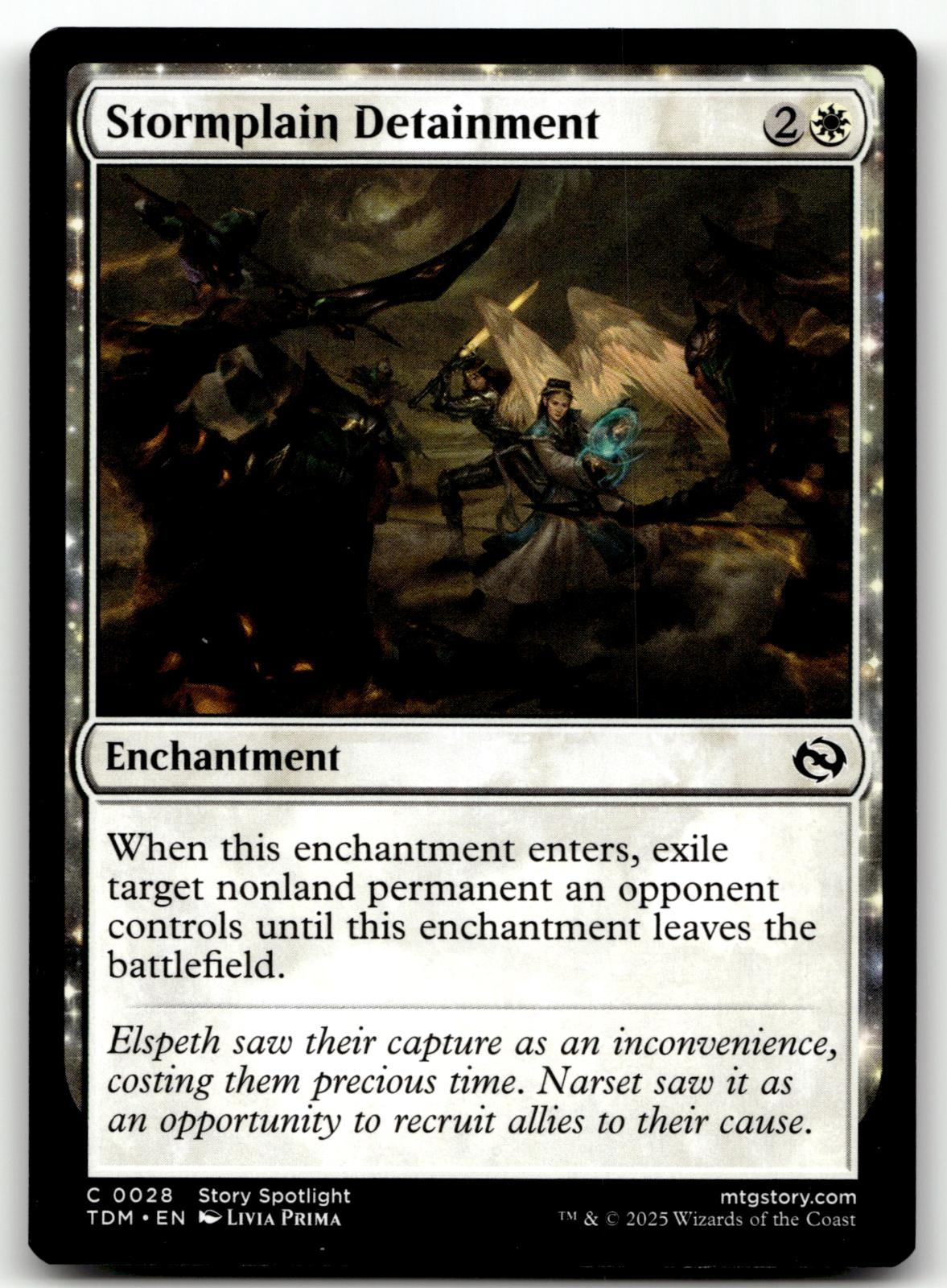 Stormplain Detainment 28 Common Tarkir: Dragonstorm Magic: The Gathering NM