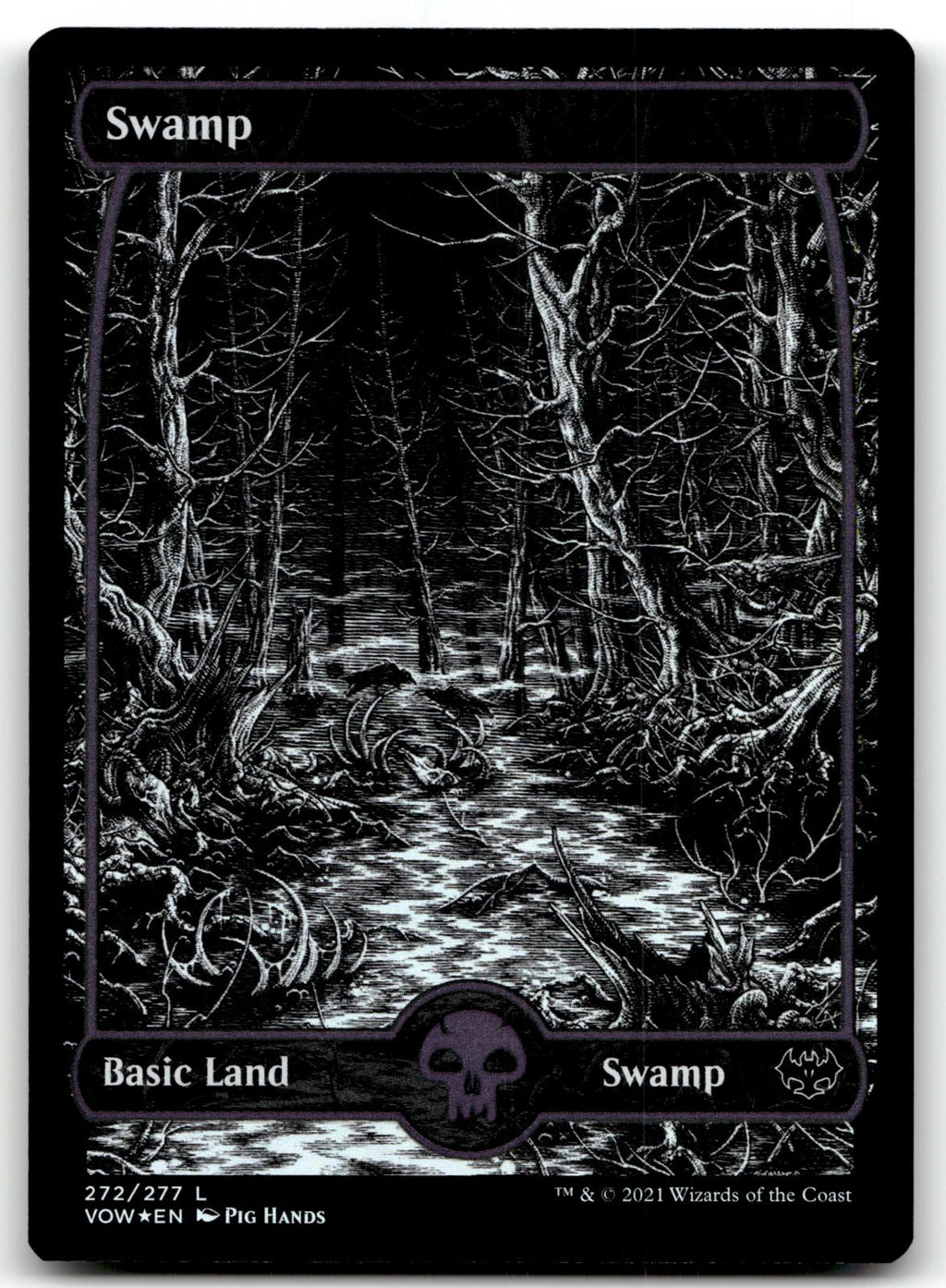 Swamp (272) 272 Land Innistrad: Crimson Vow Magic: The Gathering Foil Near Mint