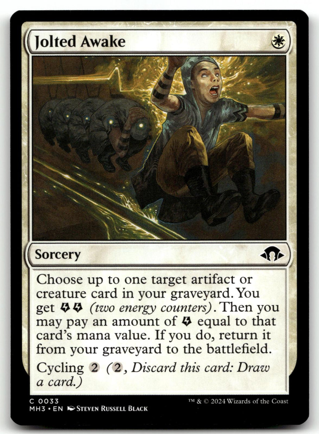 Jolted Awake 33 Common Modern Horizons 3 Magic: The Gathering Near Mint