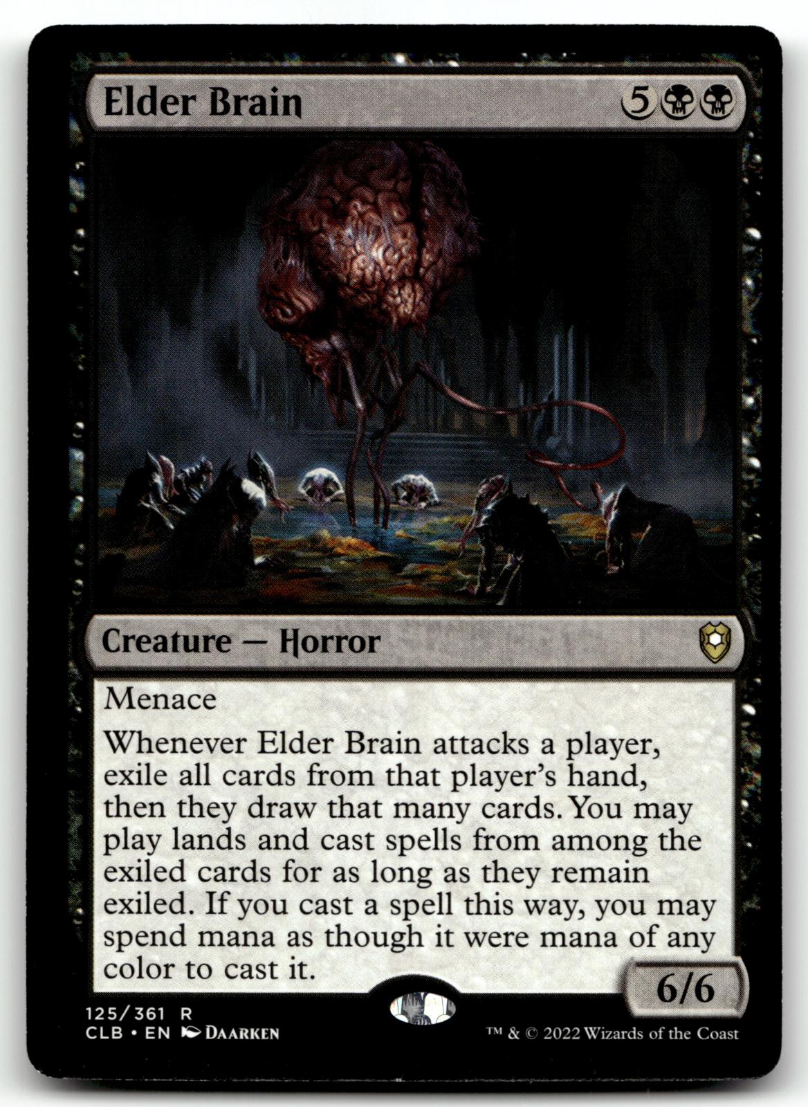 Elder Brain 125 Commander Legends: Battle for Baldur's Gate Magic: The Gathering NM